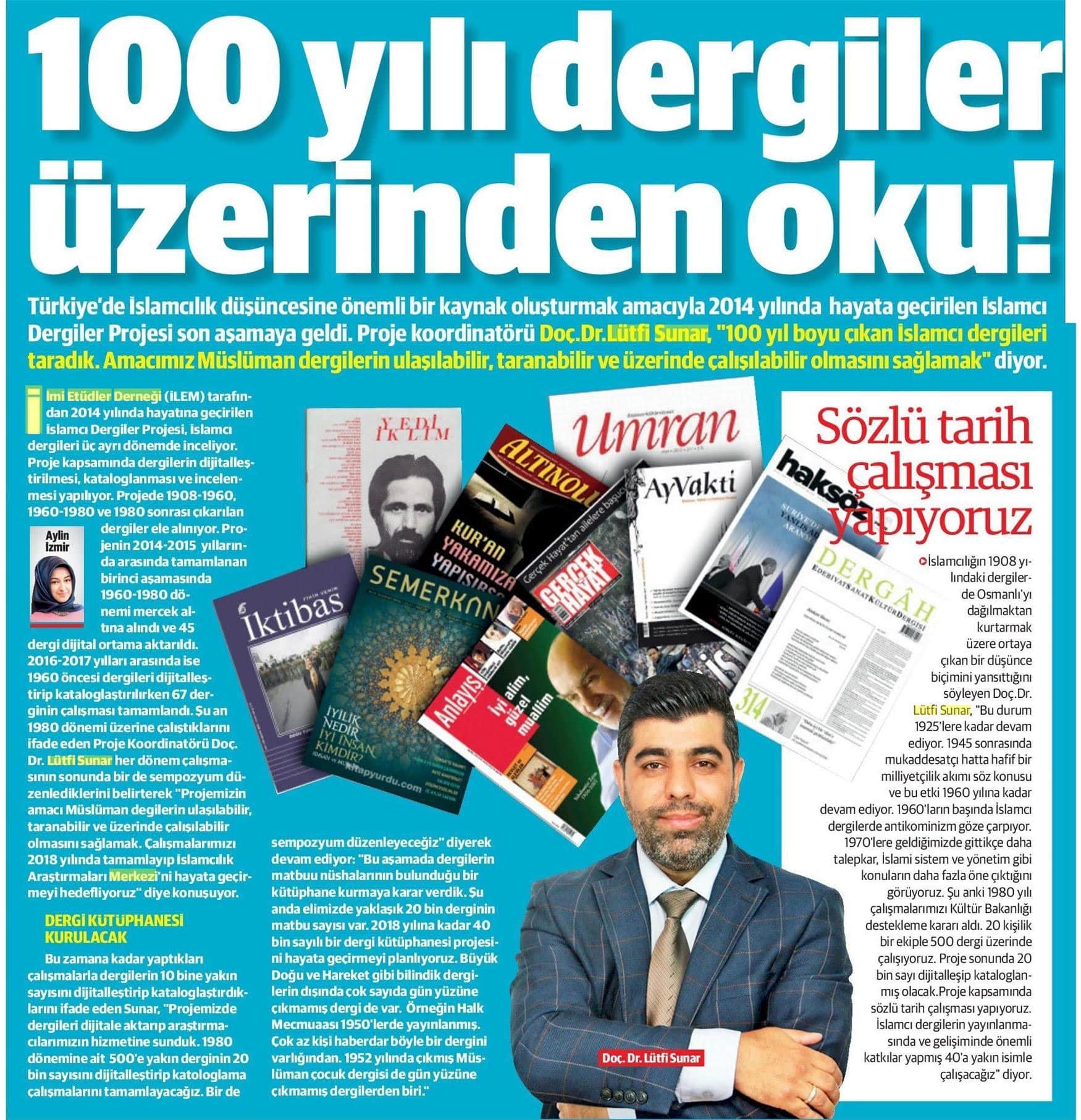100 yılı dergiler üzerinden oku!