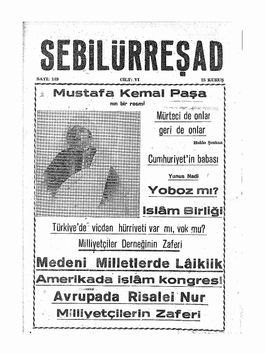 6. Cilt 149. Sayı Kapağı