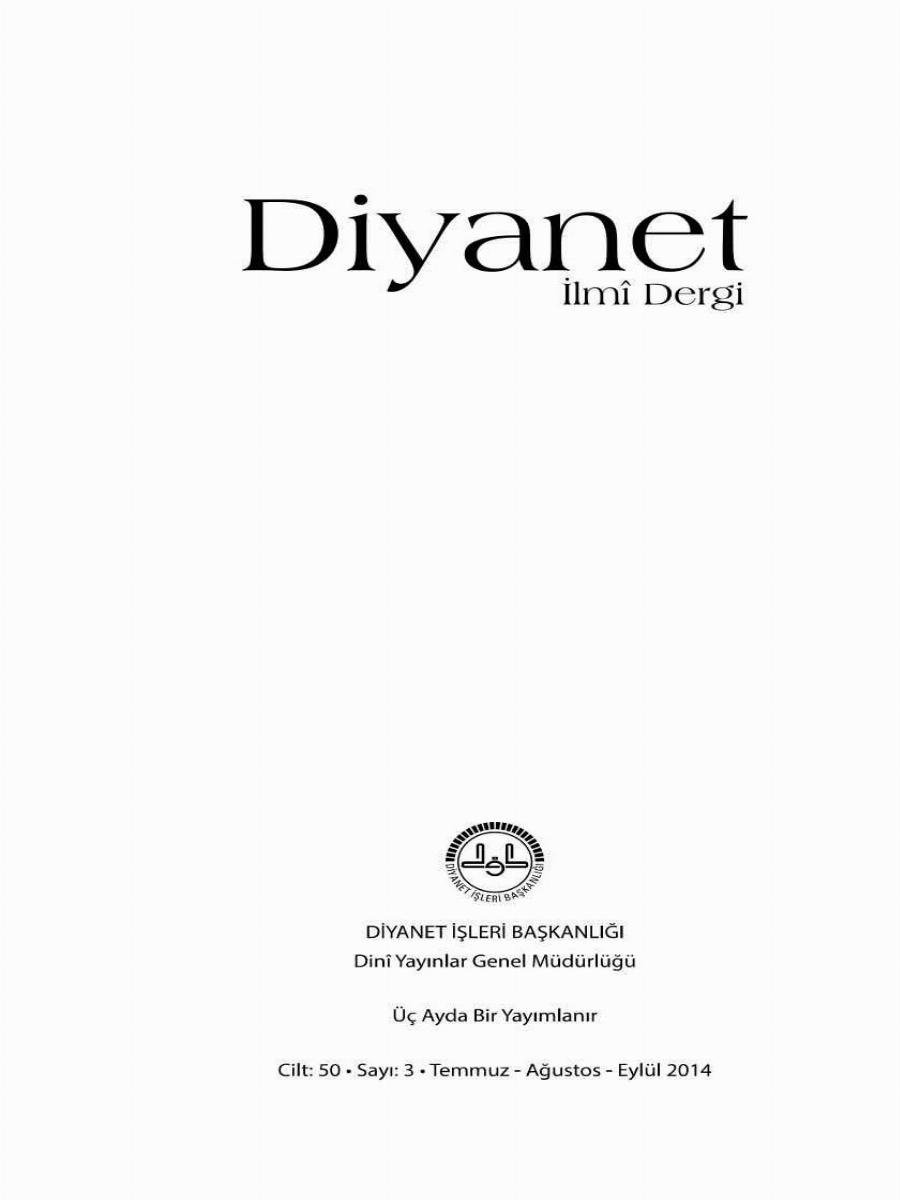 50. Cilt 3. Sayı Kapağı