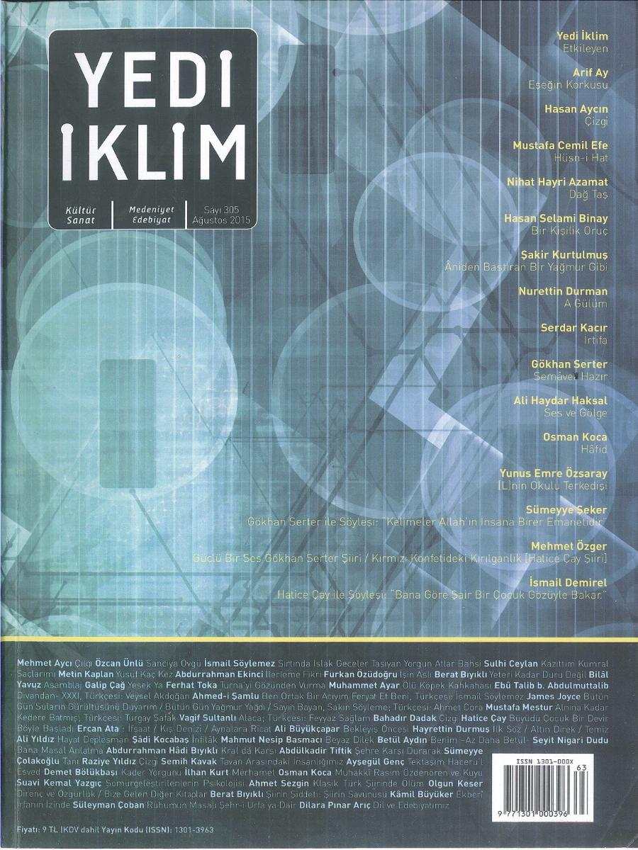 27. Cilt 305. Sayı Kapağı