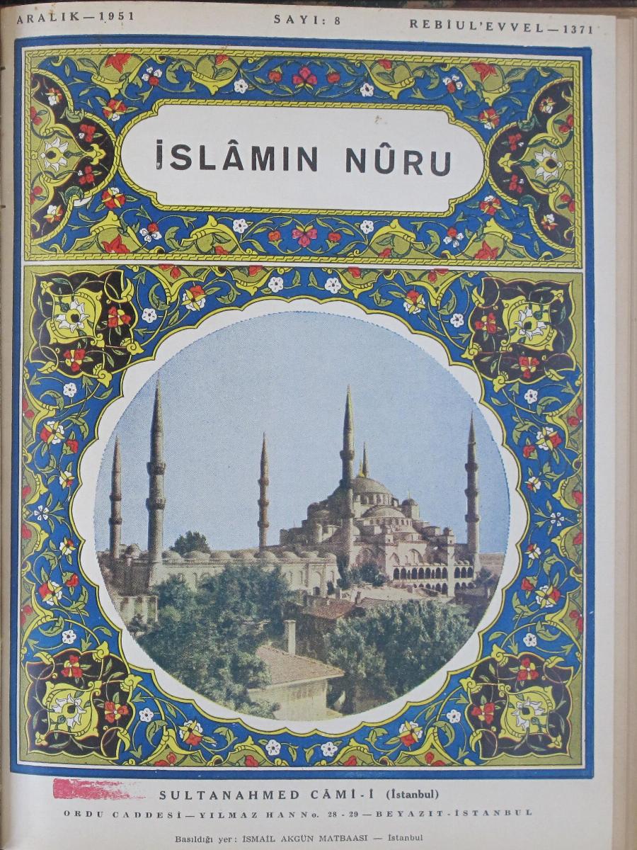 1. Cilt 8. Sayı Kapağı