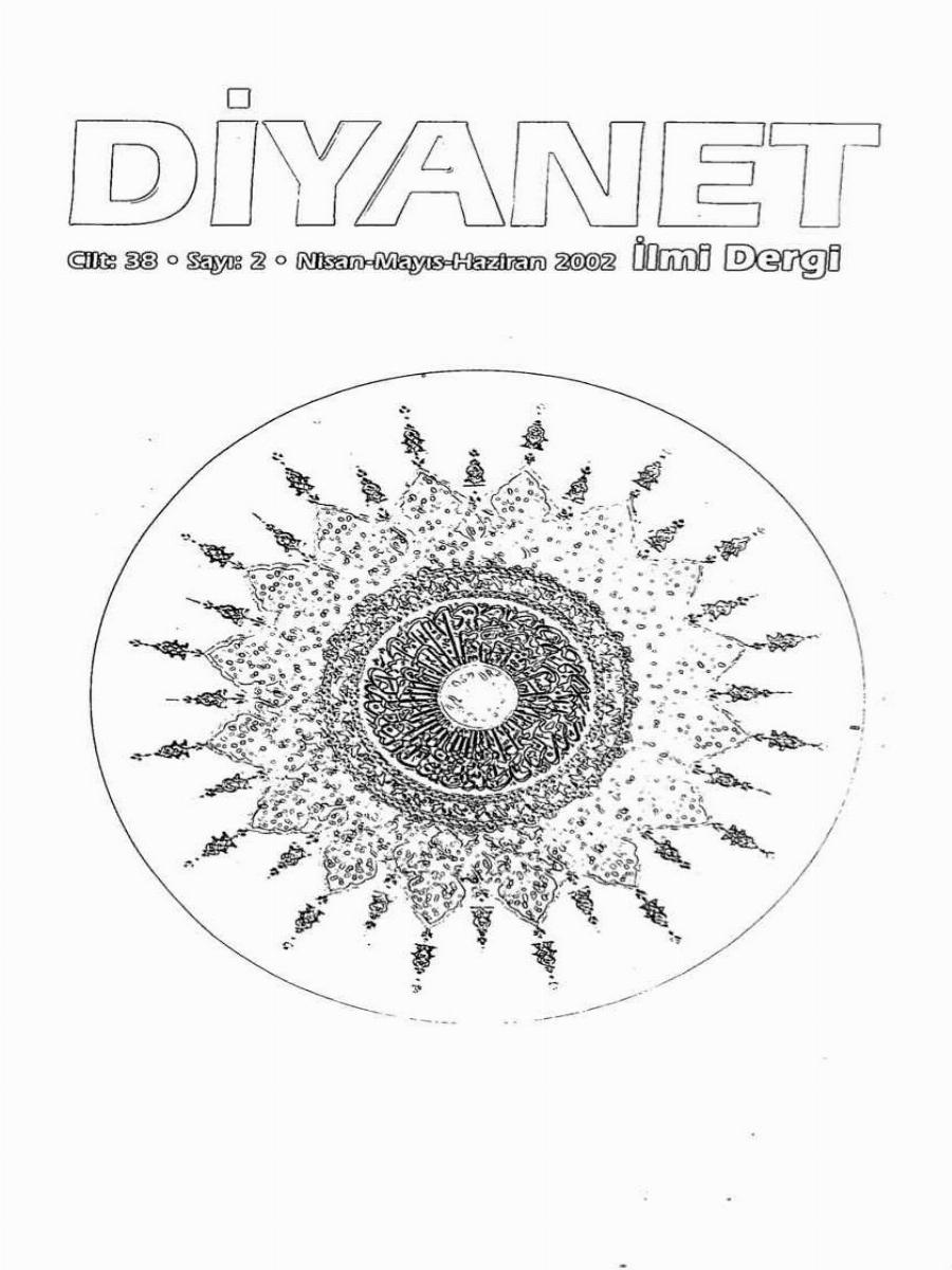 38. Cilt 2. Sayı Kapağı