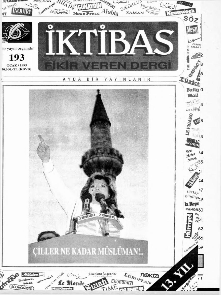 13. Cilt 193. Sayı Kapağı