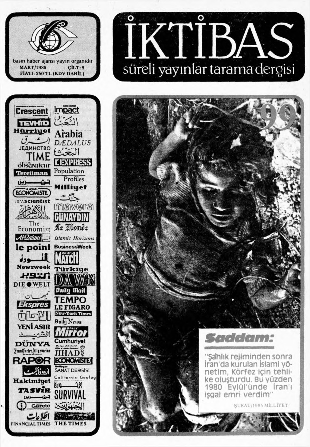 5. Cilt 99. Sayı Kapağı