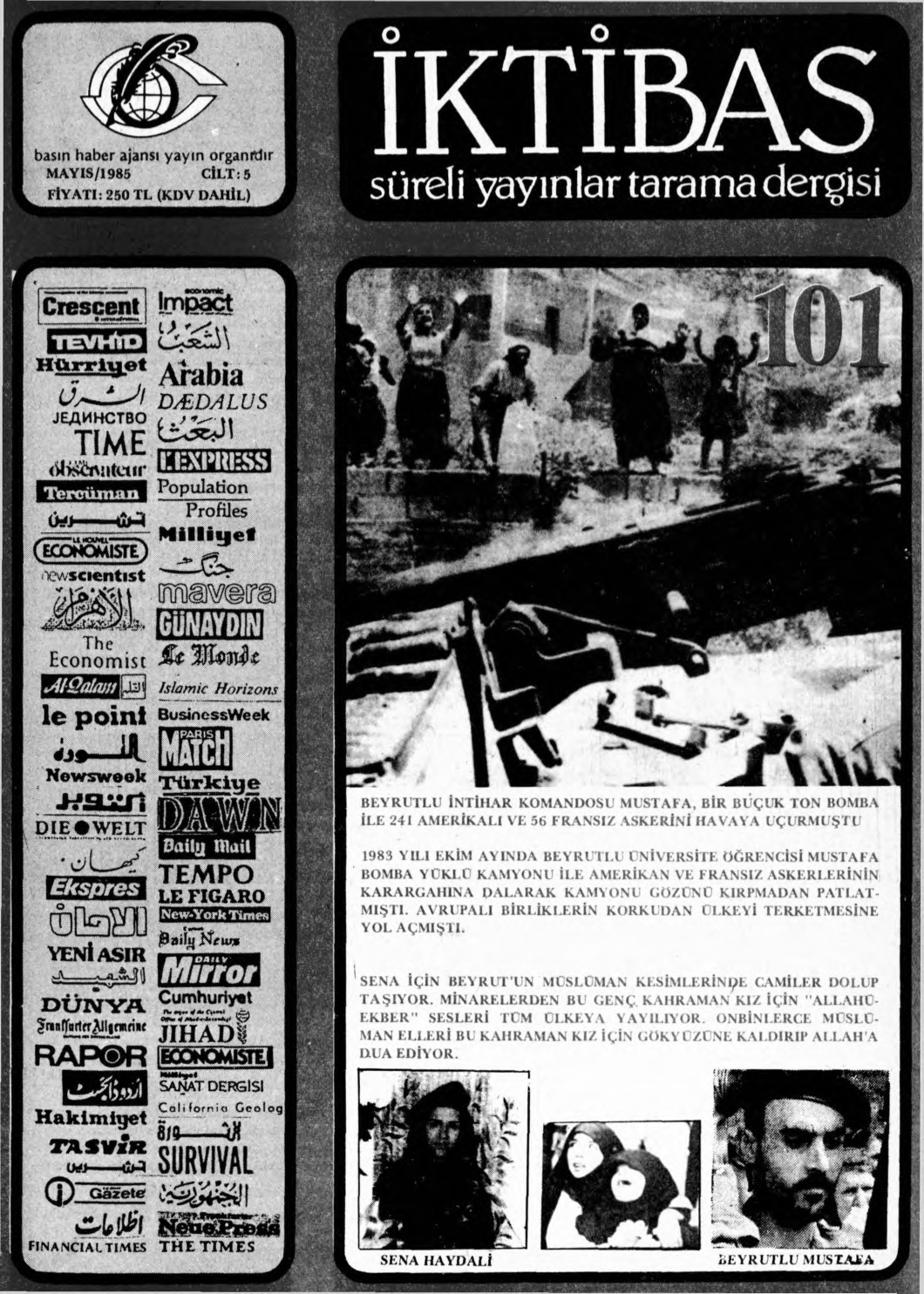 5. Cilt 101. Sayı Kapağı