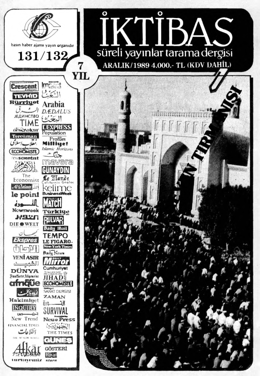7. Cilt 131-132. Sayı Kapağı