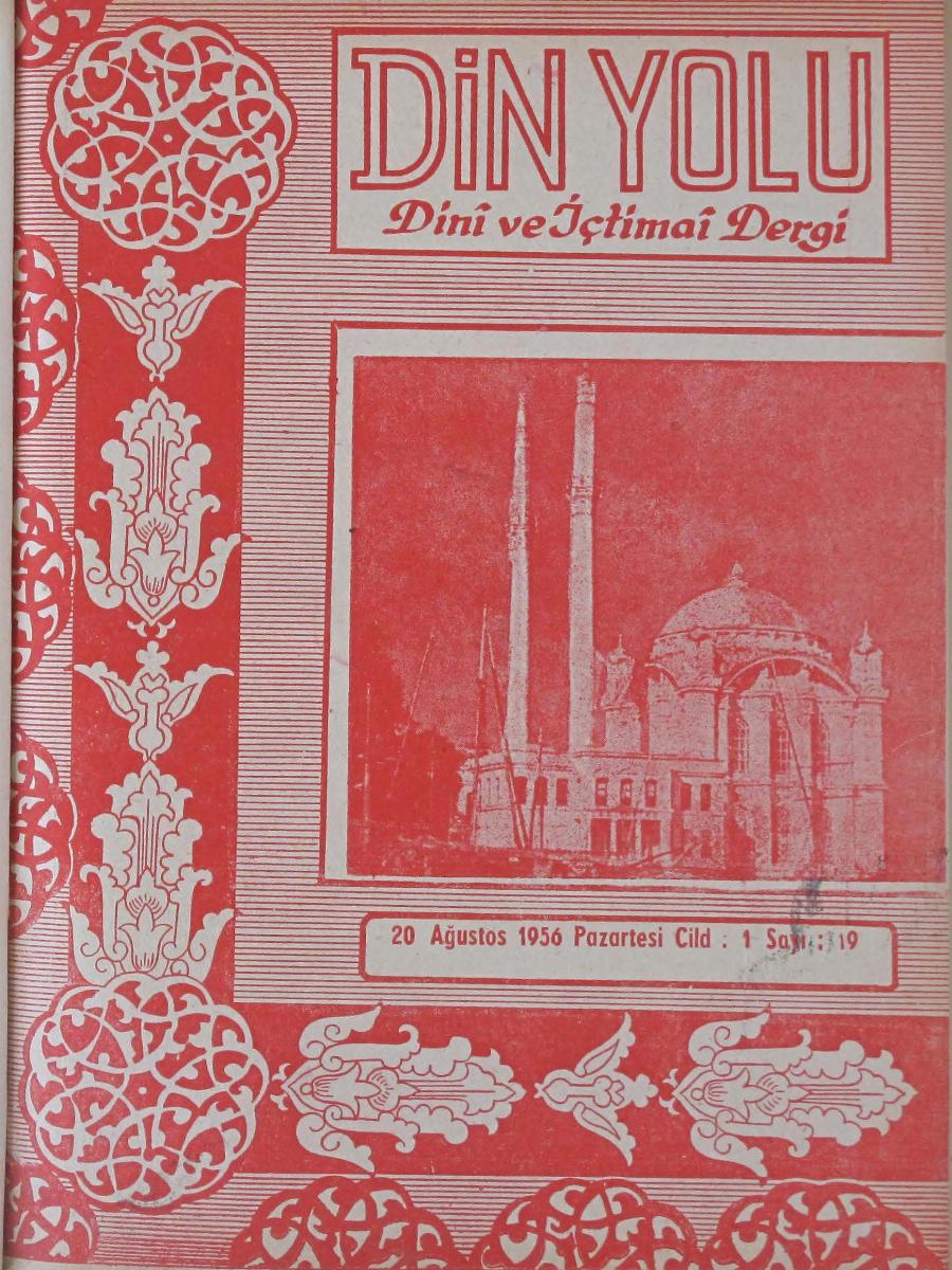 1. Cilt 19. Sayı Kapağı