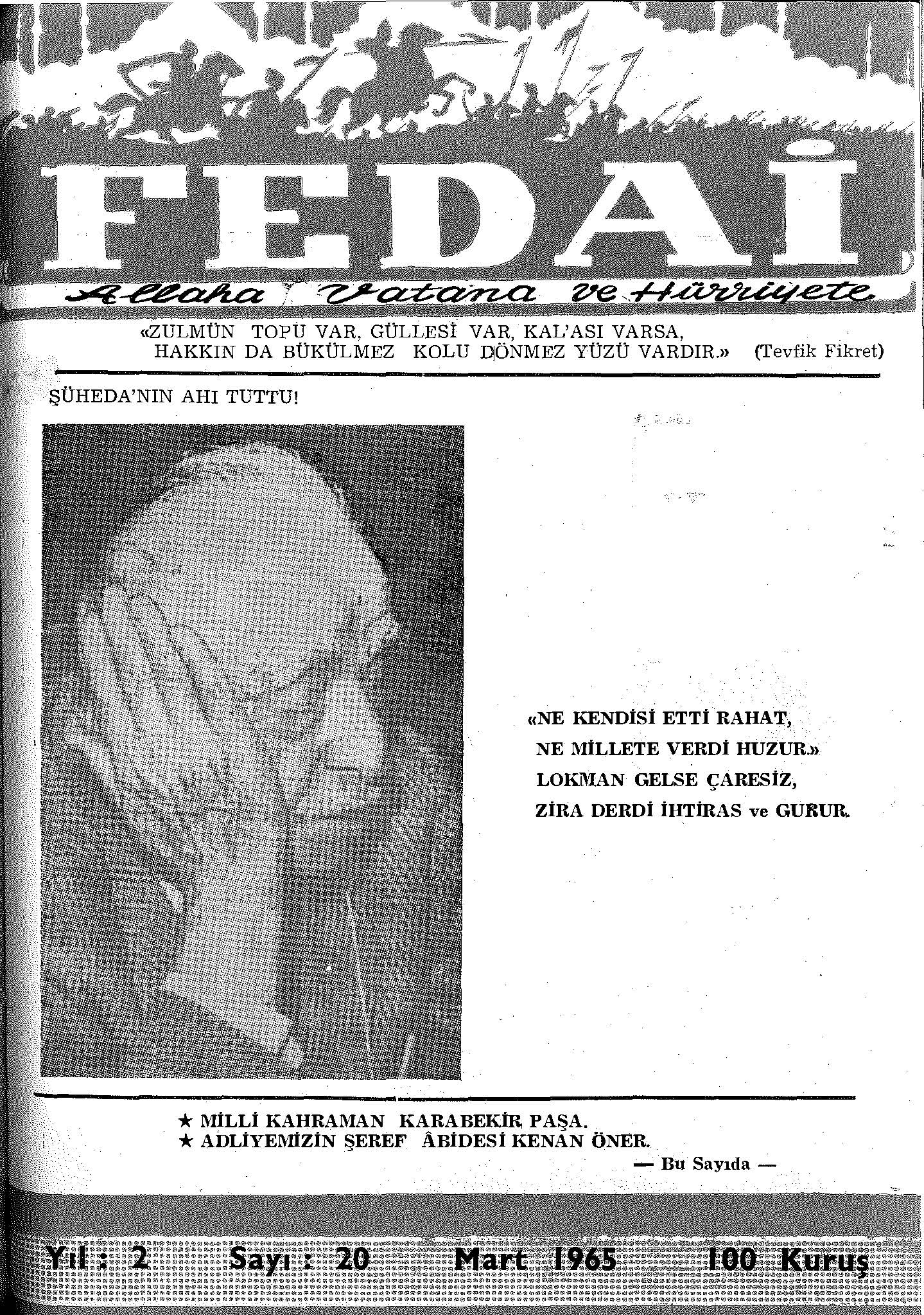 2. Cilt 20. Sayı Kapağı