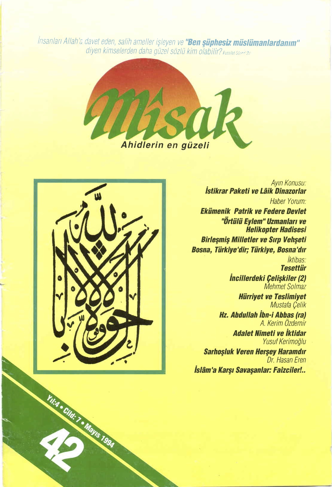 8. Cilt 42. Sayı Kapağı