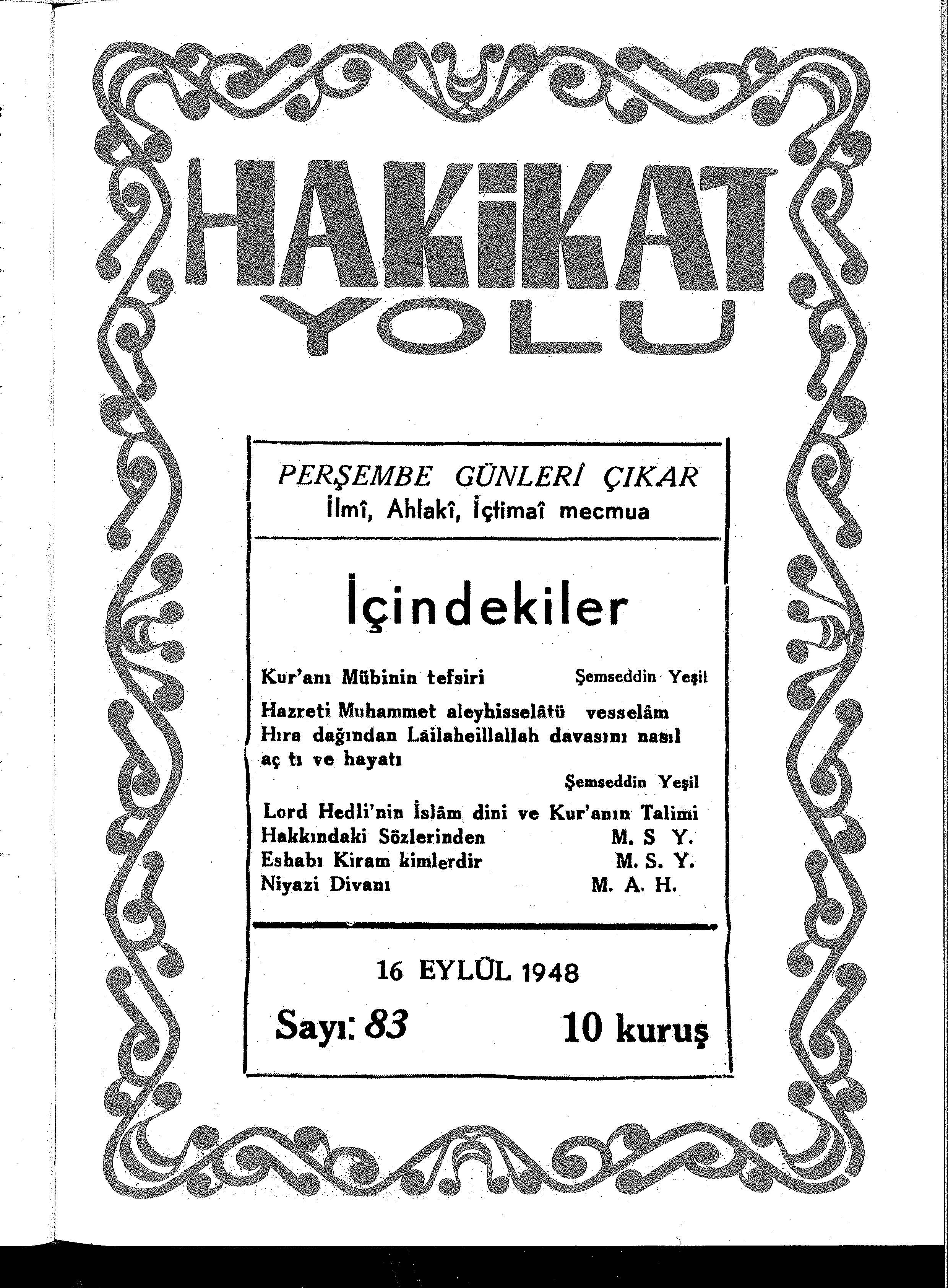 83. Sayı Kapağı