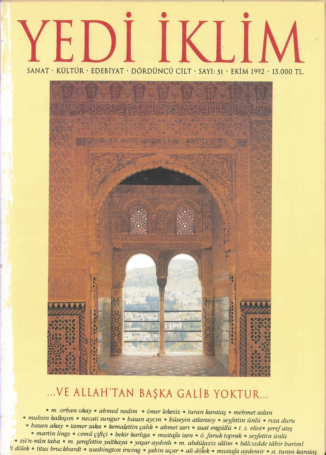 4. Cilt 31. Sayı Kapağı