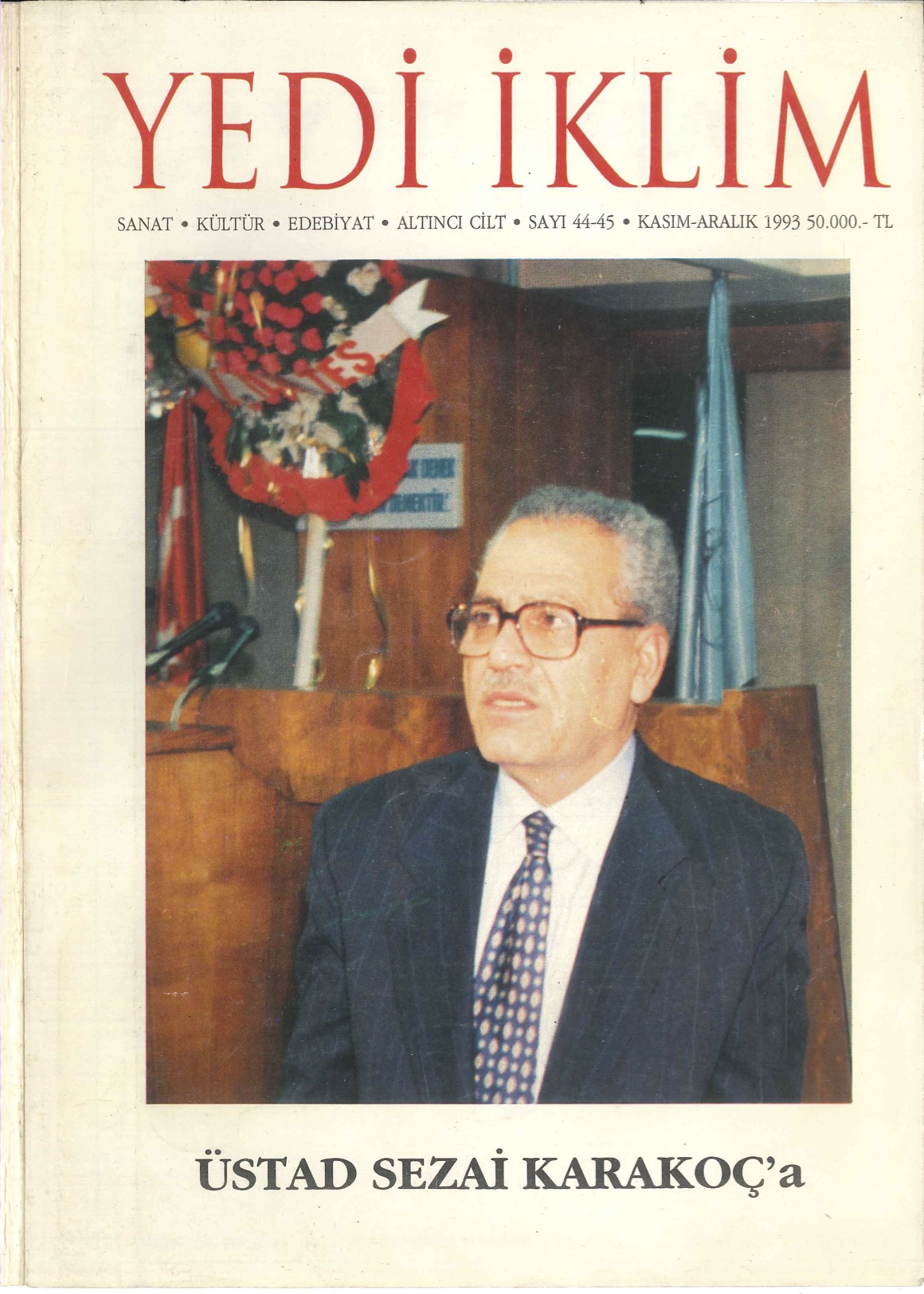 6. Cilt 44-45. Sayı Kapağı