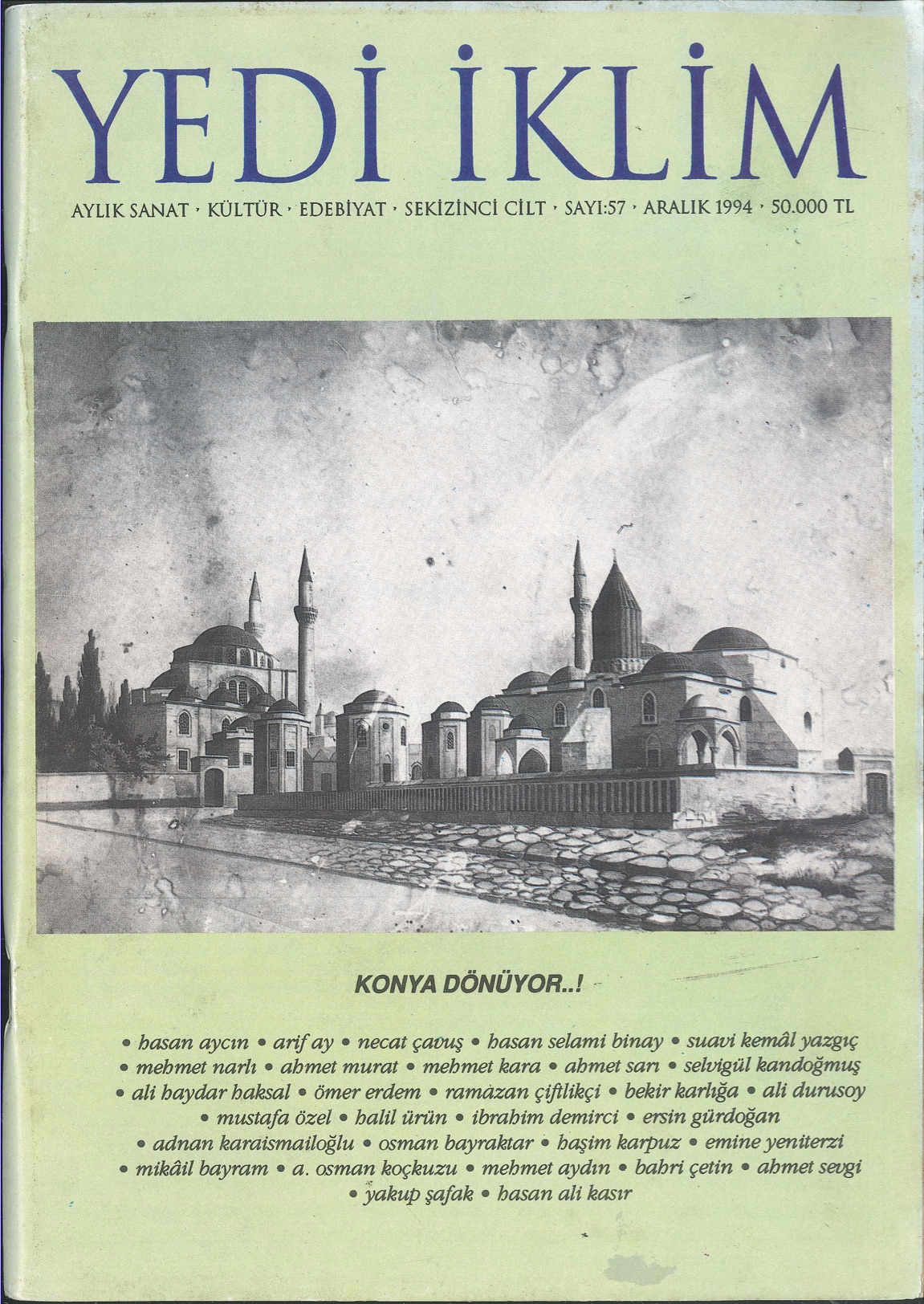 8. Cilt 57. Sayı Kapağı