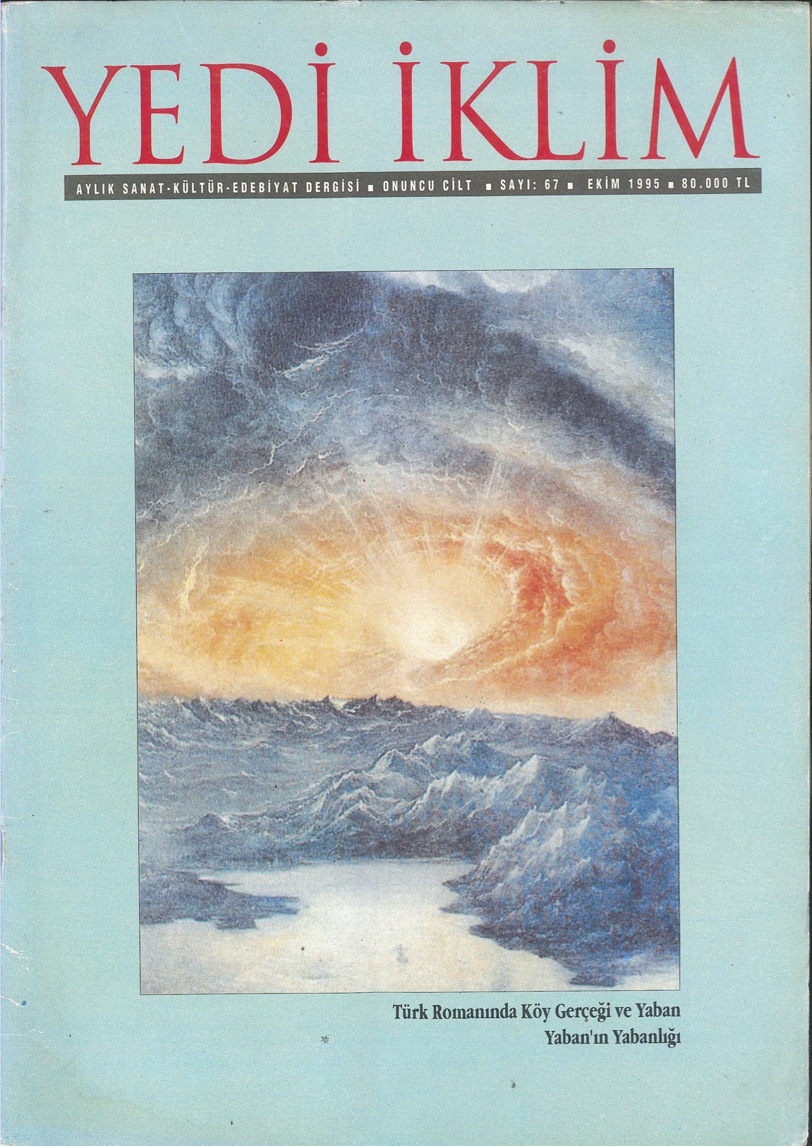 10. Cilt 67. Sayı Kapağı