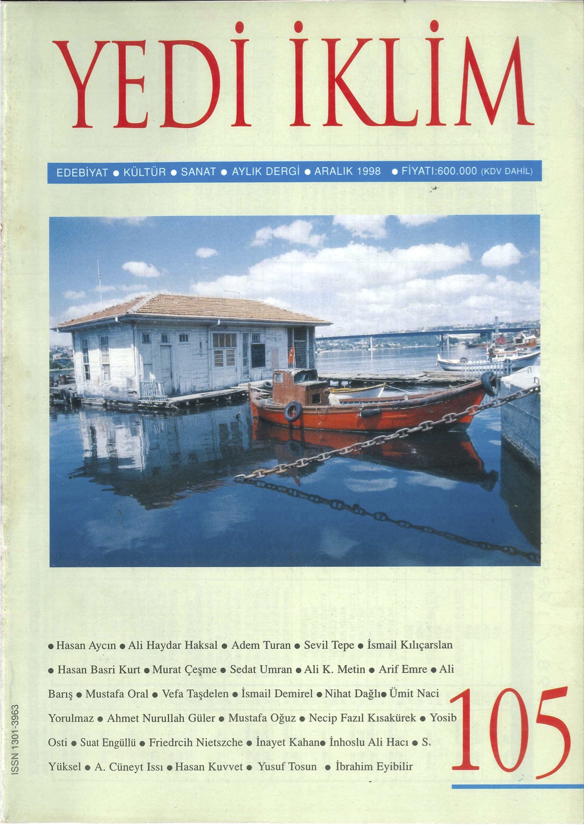 12. Cilt 105. Sayı Kapağı