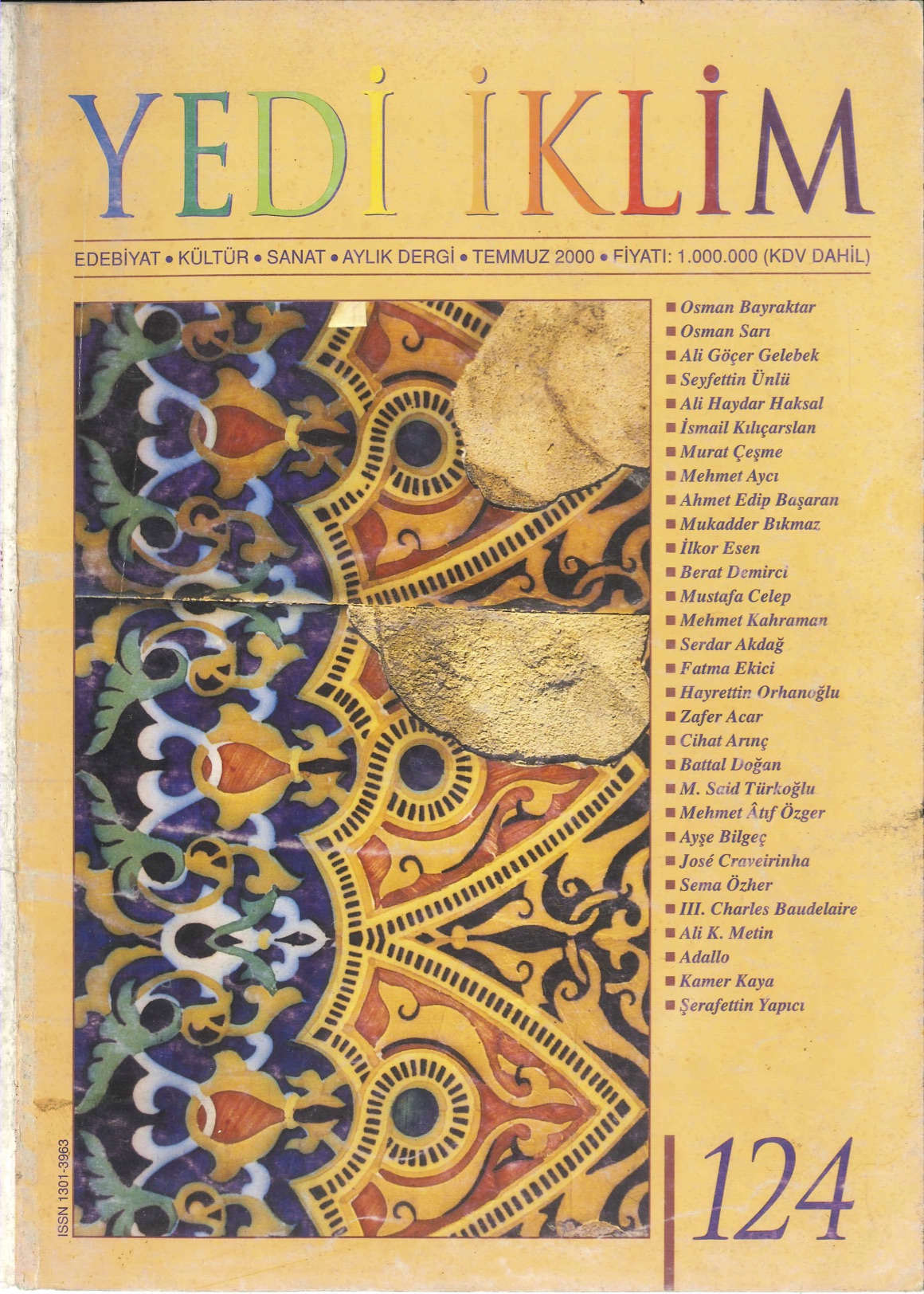 14. Cilt 124. Sayı Kapağı