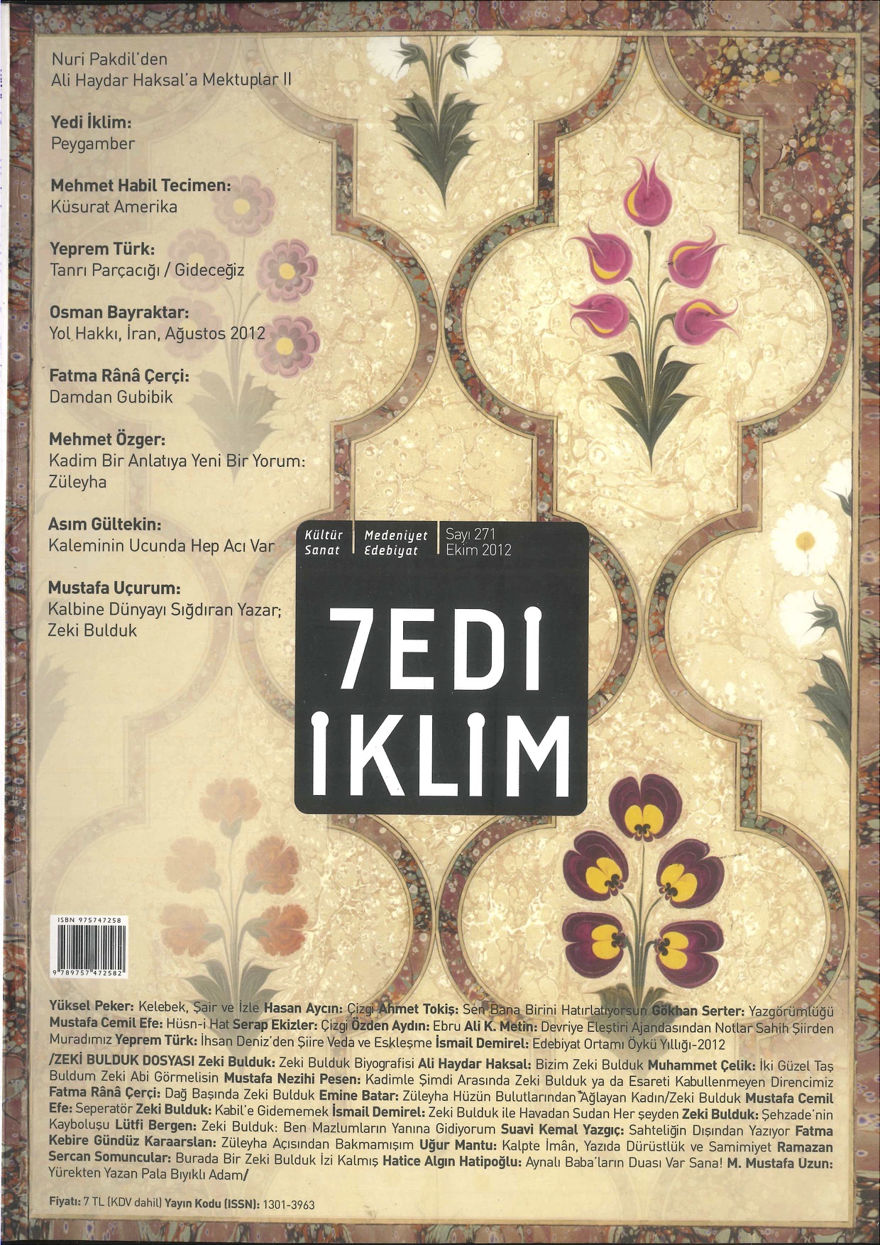 25. Cilt 271. Sayı Kapağı