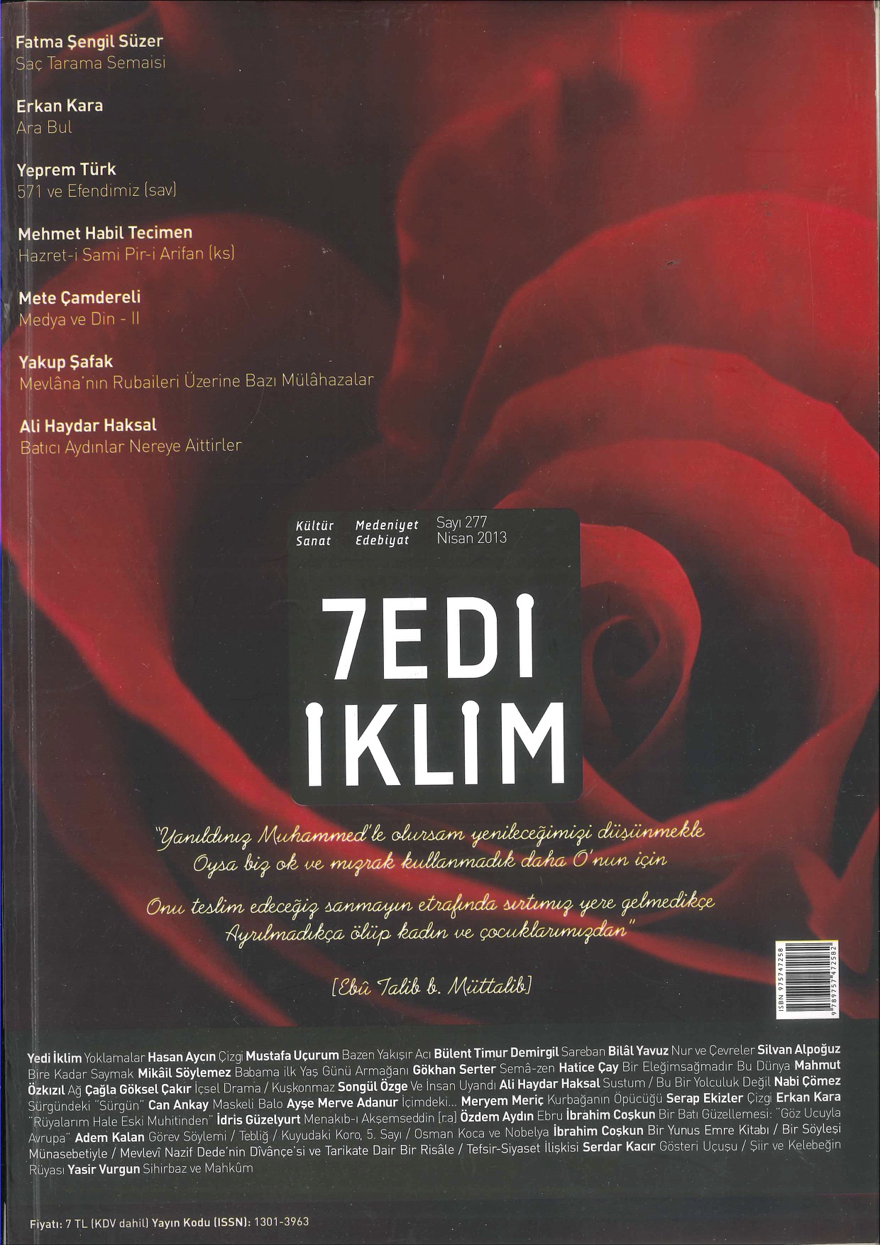 25. Cilt 277. Sayı Kapağı