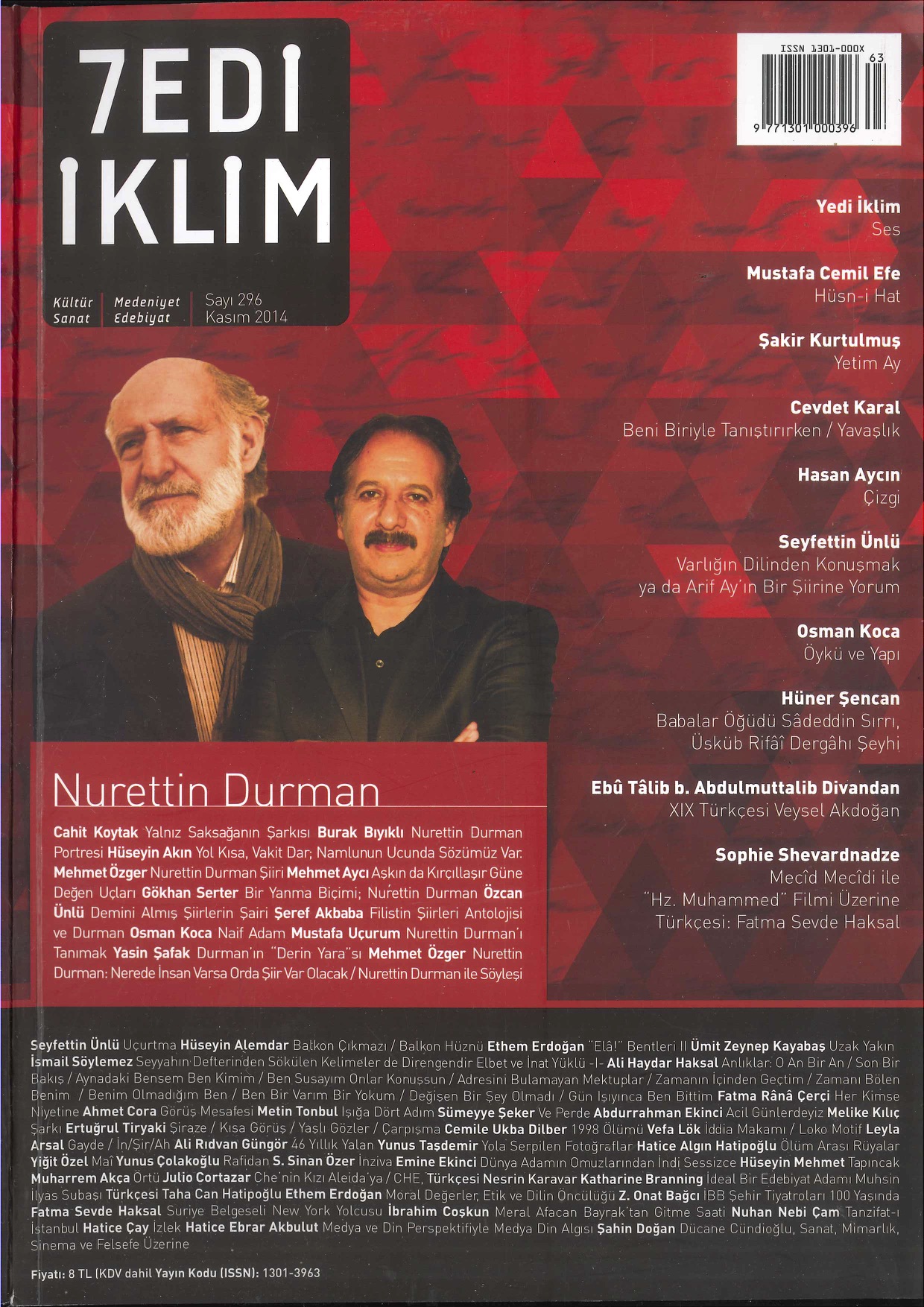 27. Cilt 296. Sayı Kapağı