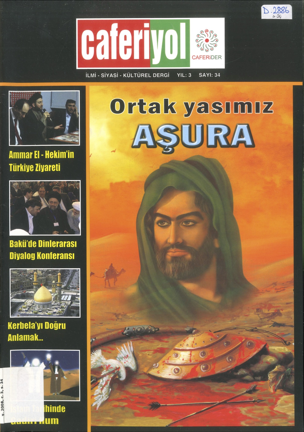 1. Cilt 34. Sayı Kapağı