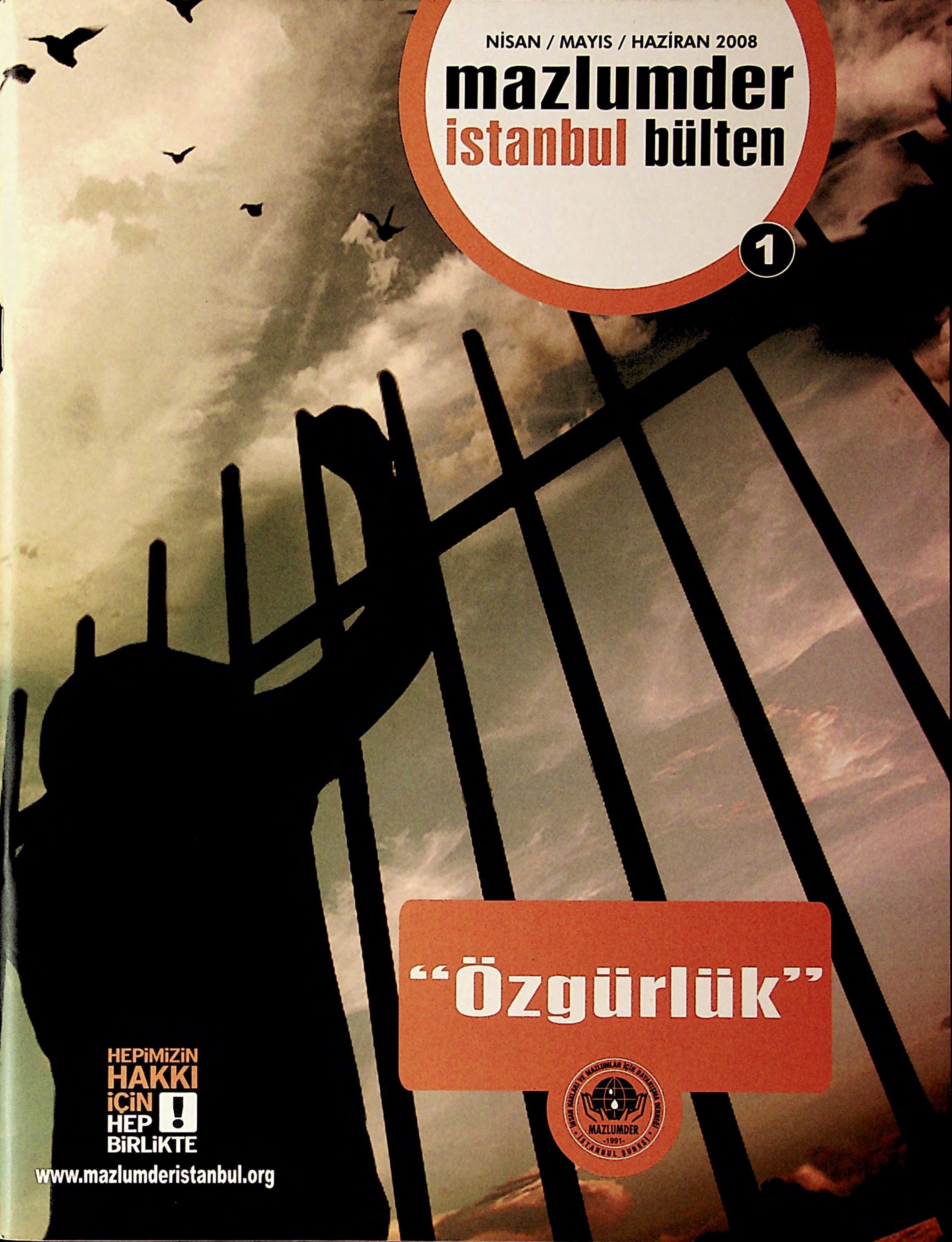 Mazlumder İstanbul Bülten Kapak