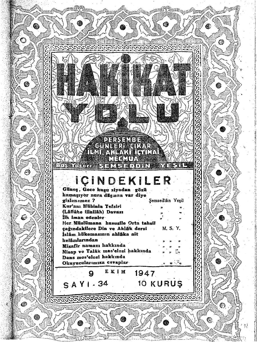 34. Sayı Kapağı