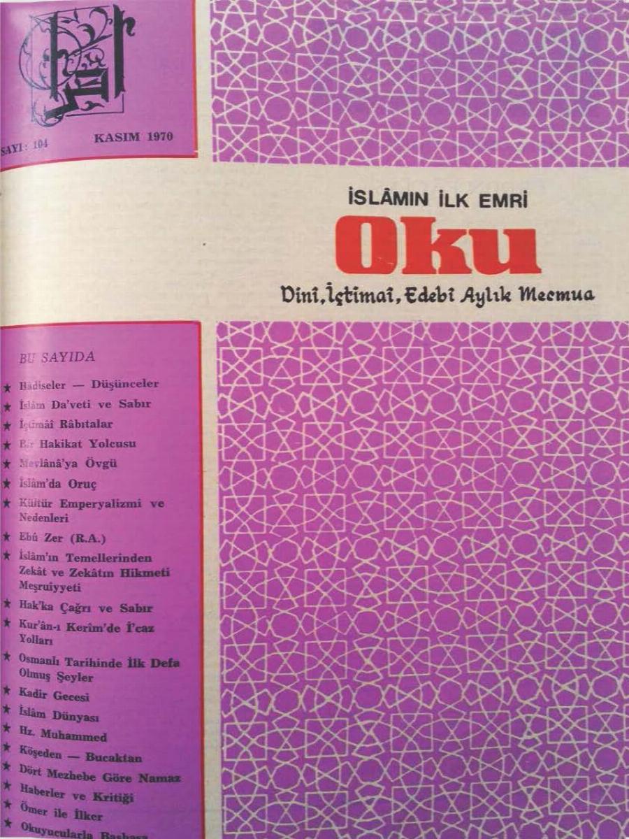 10. Cilt 104. Sayı Kapağı