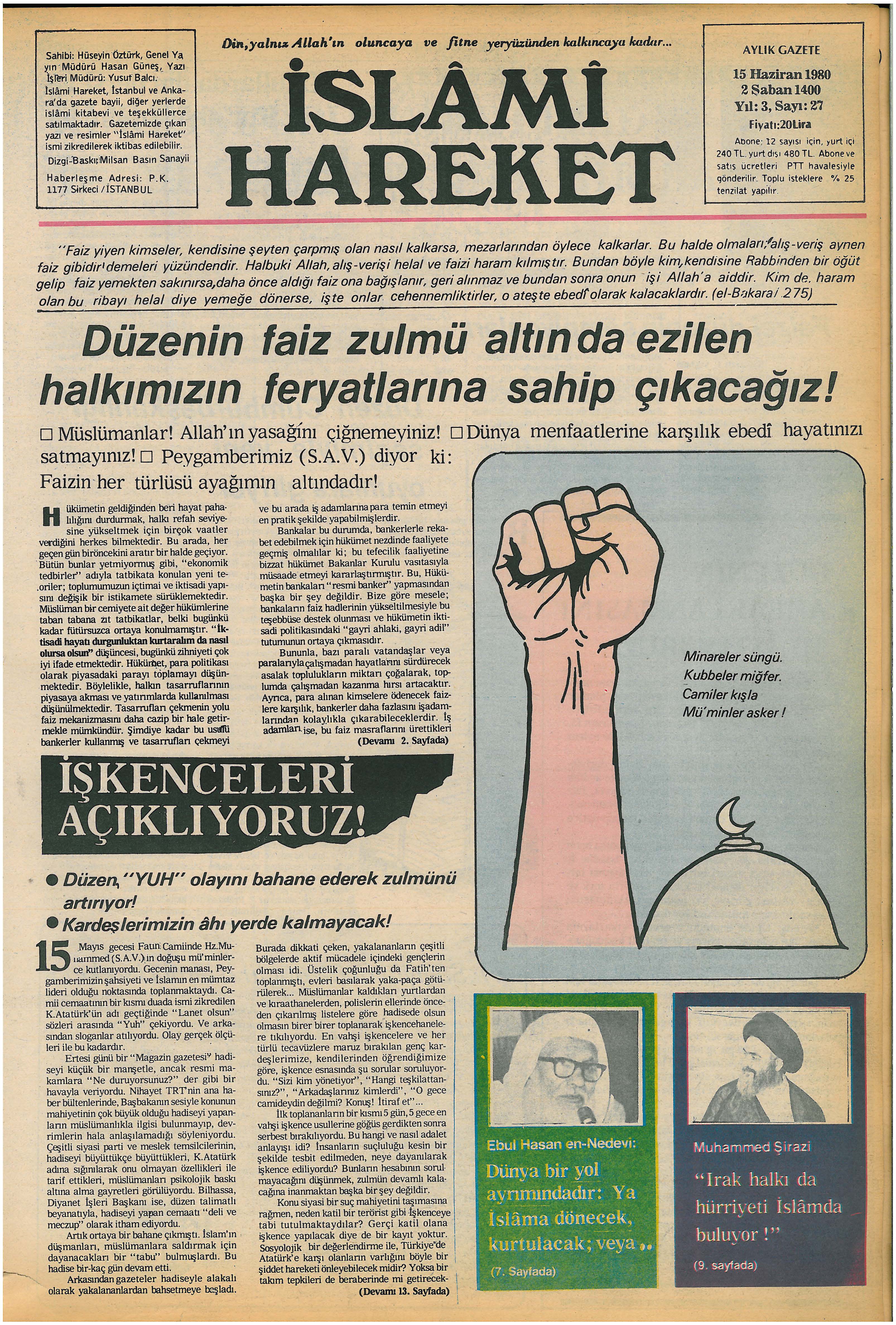 3. Cilt 27. Sayı Kapağı