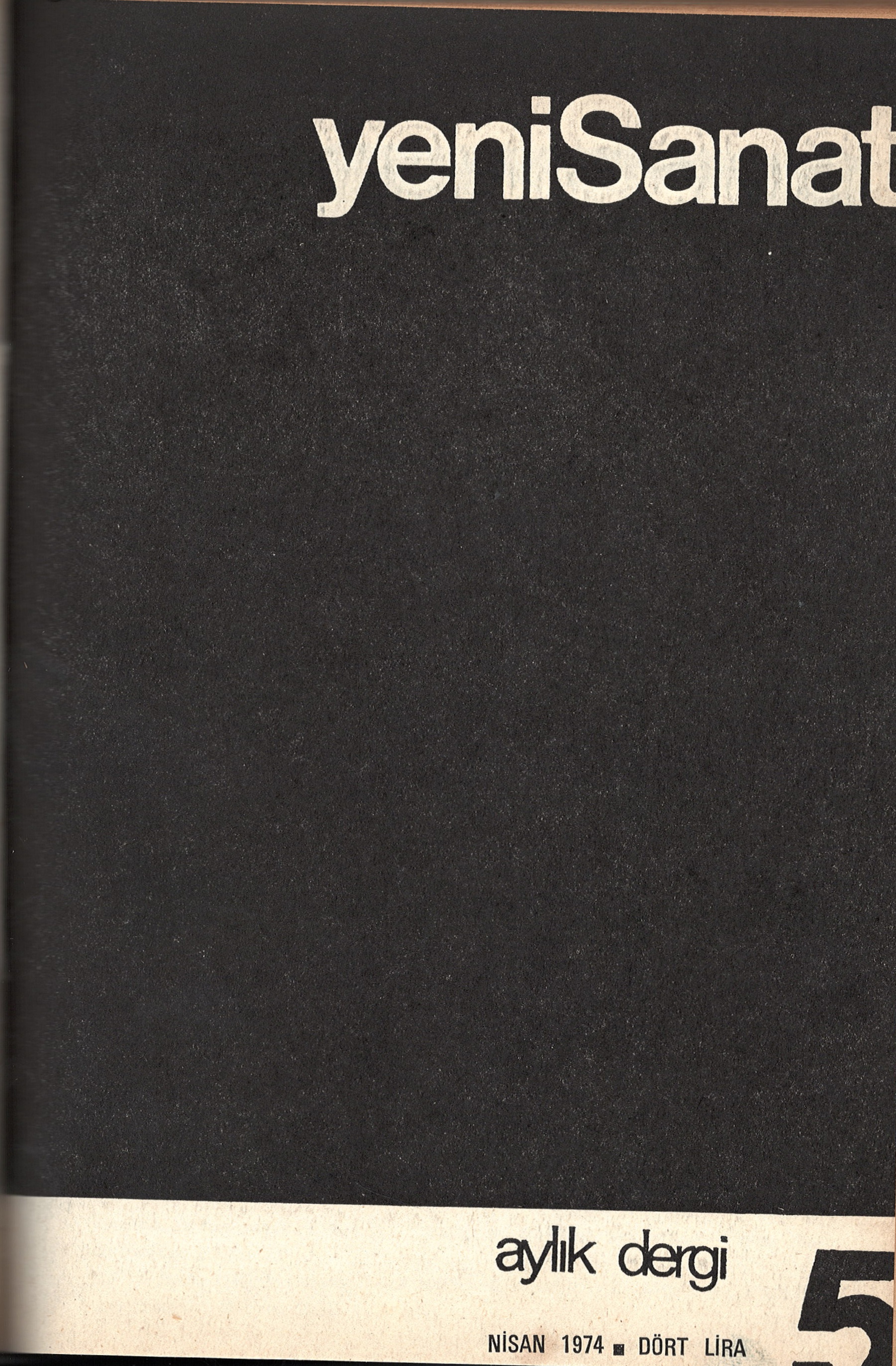 1. Cilt 5. Sayı Kapağı