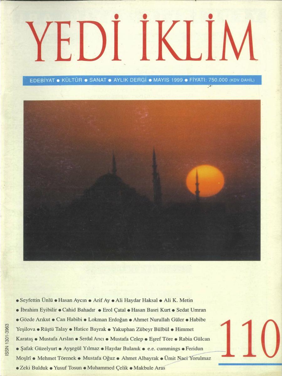 12. Cilt 110. Sayı Kapağı