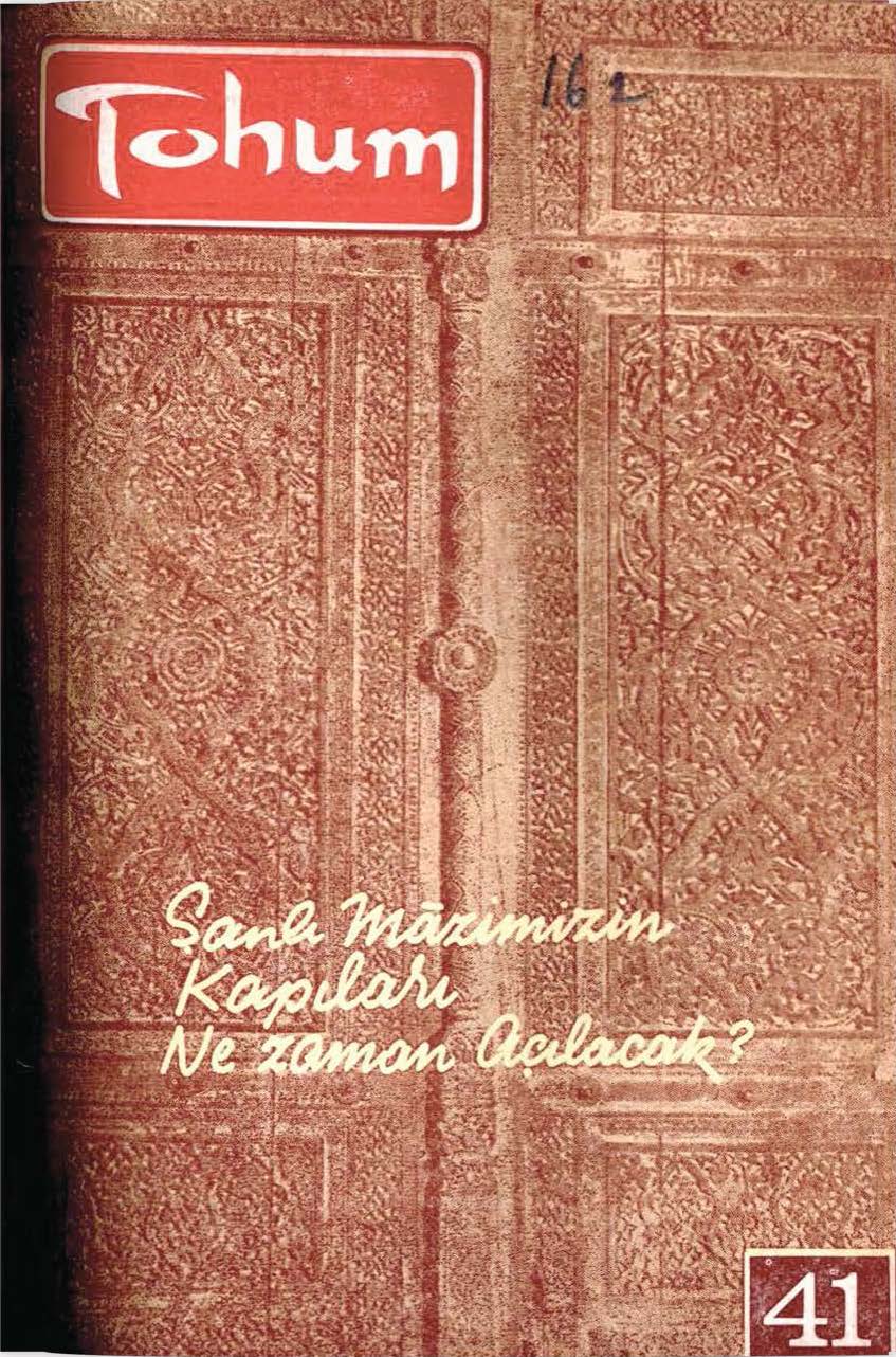 4. Cilt 41. Sayı Kapağı
