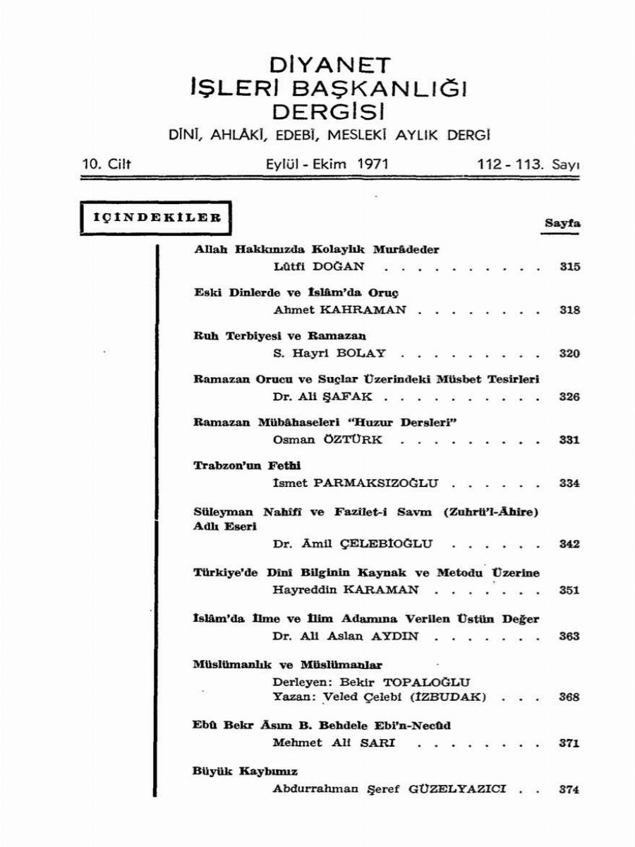 10. Cilt 112-113. Sayı Kapağı