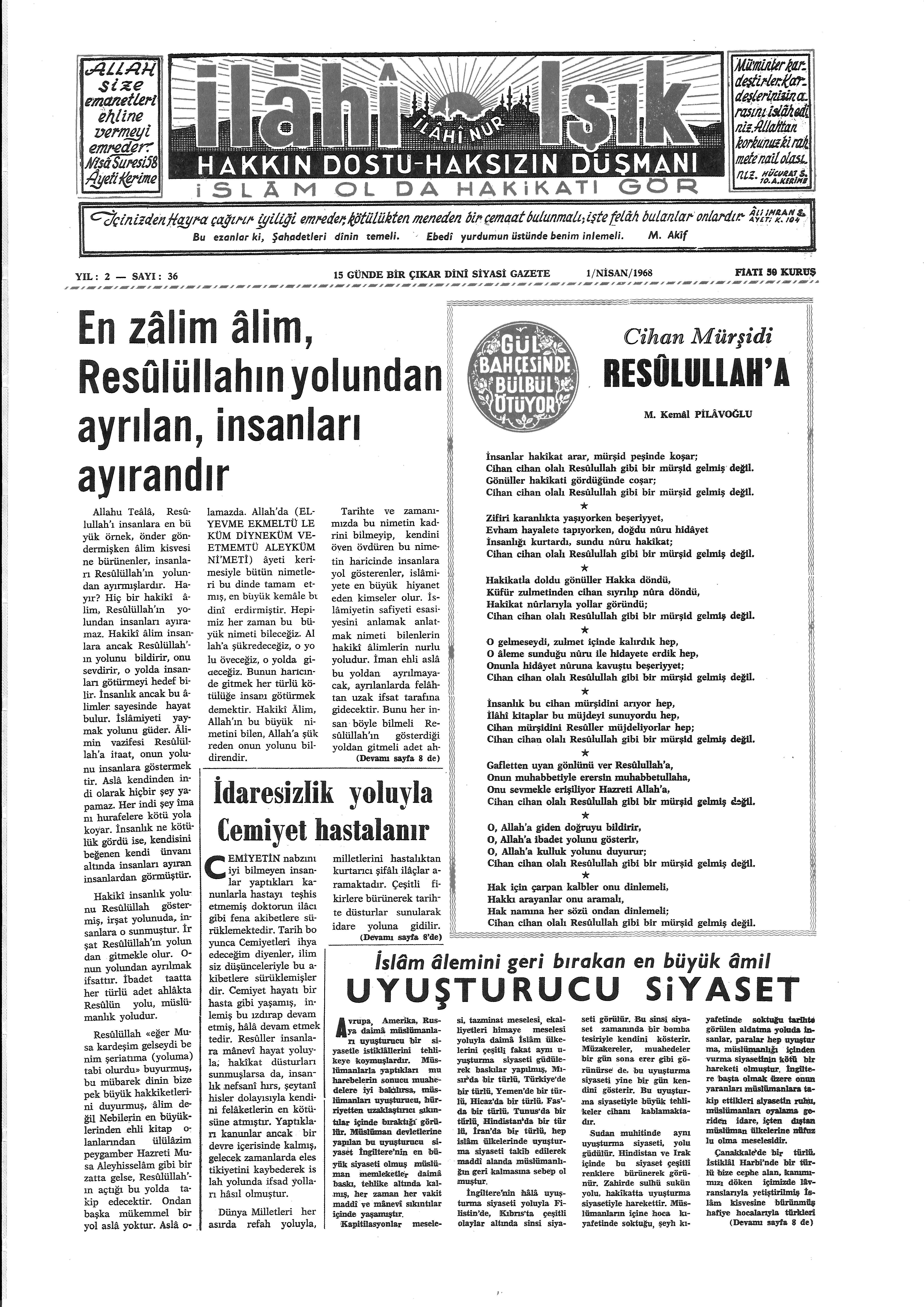 2. Cilt 36. Sayı Kapağı