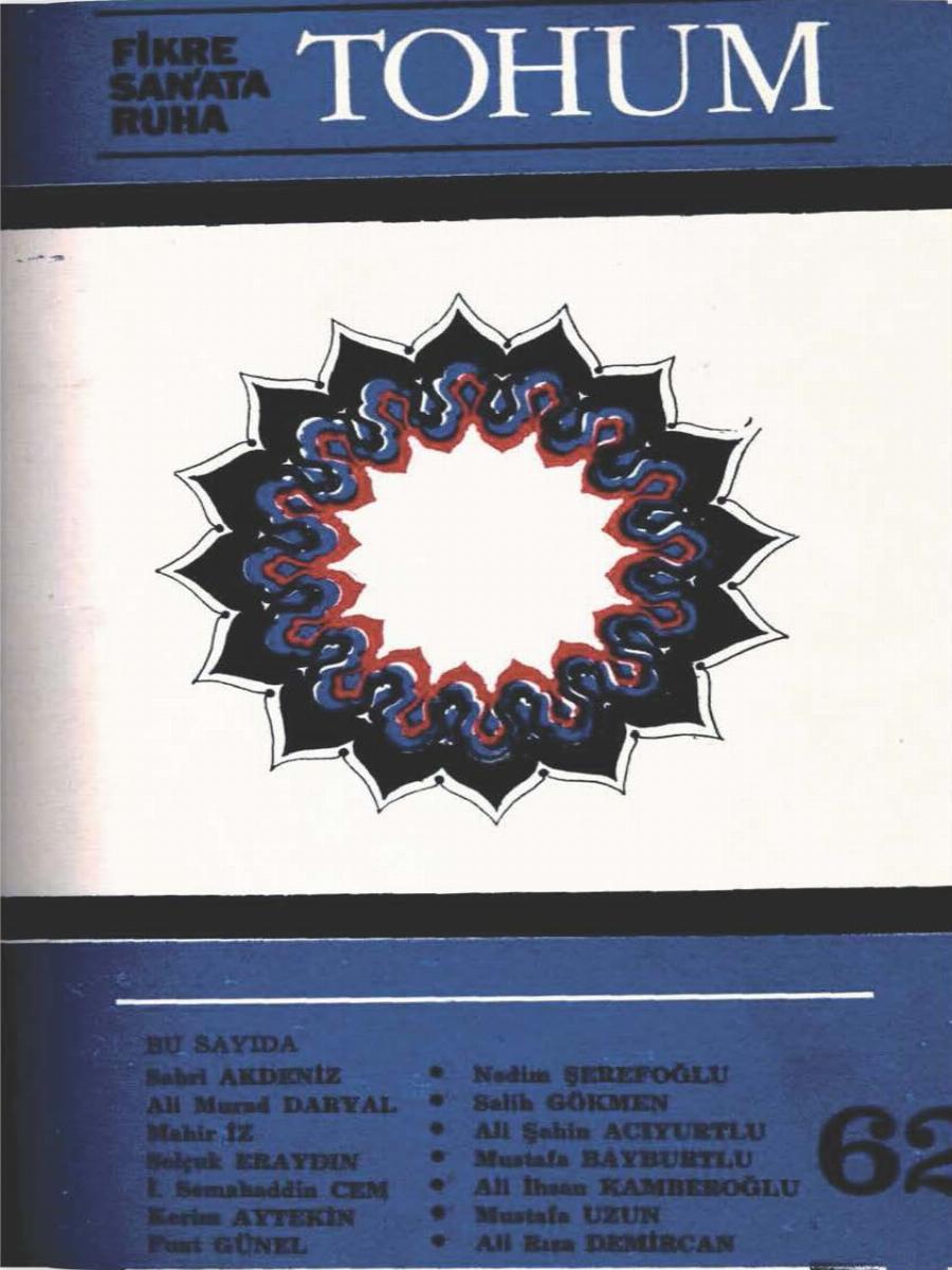 6. Cilt 62. Sayı Kapağı
