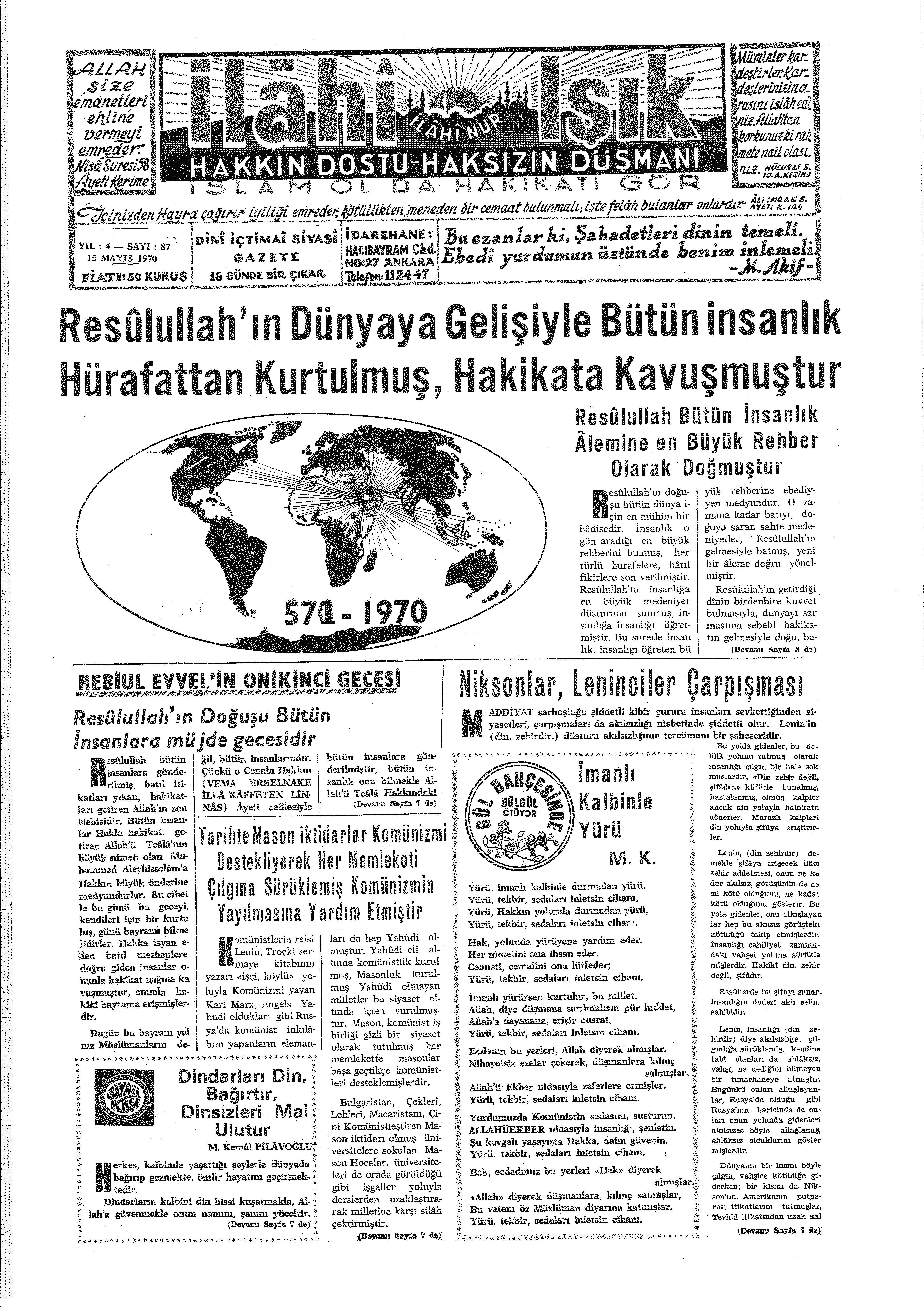 4. Cilt 87. Sayı Kapağı