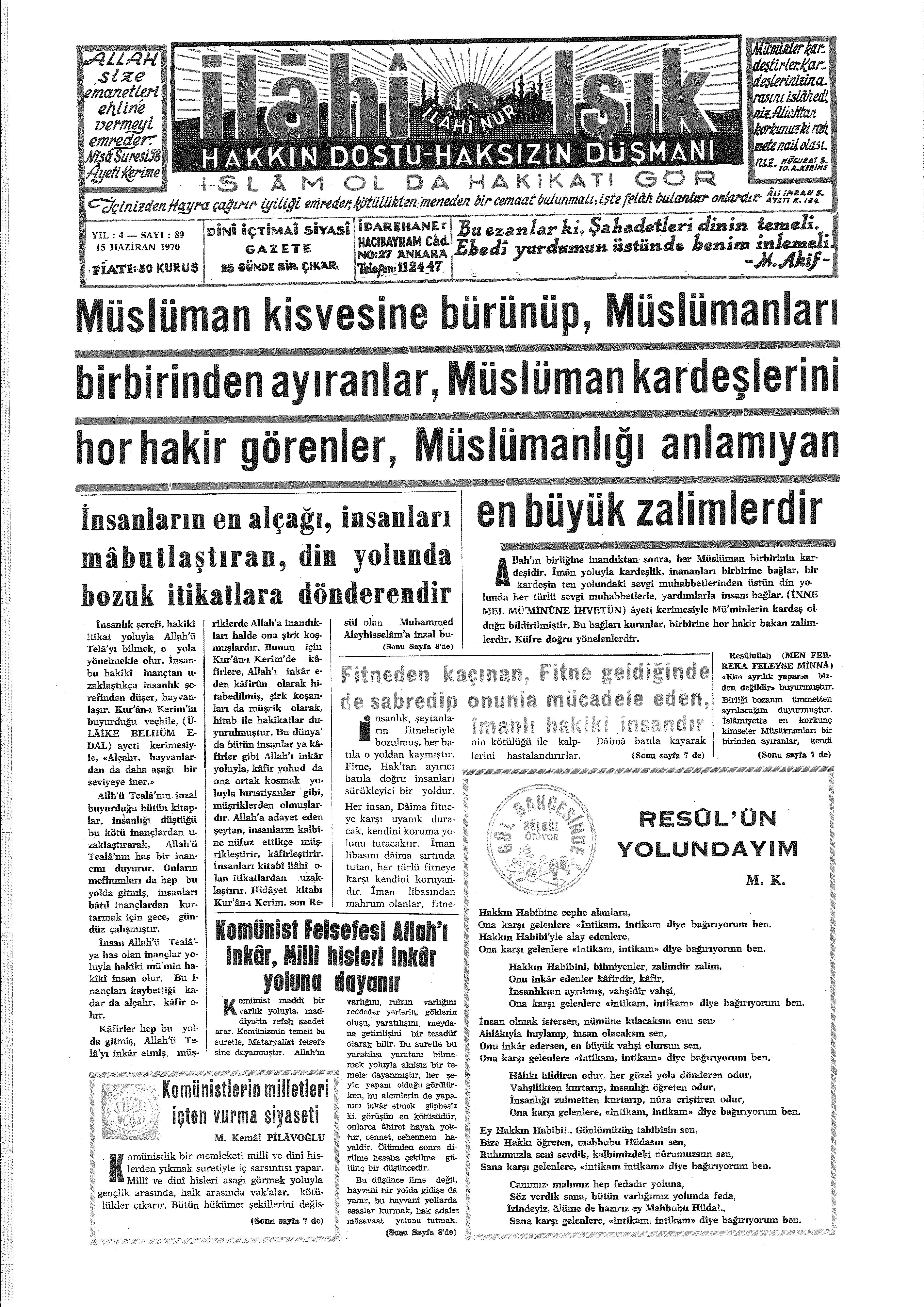 4. Cilt 89. Sayı Kapağı