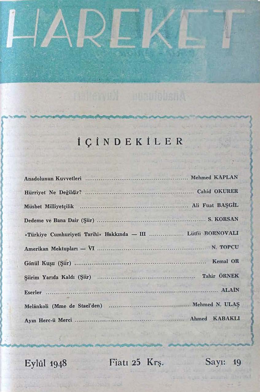 3. Cilt 31. Sayı Kapağı