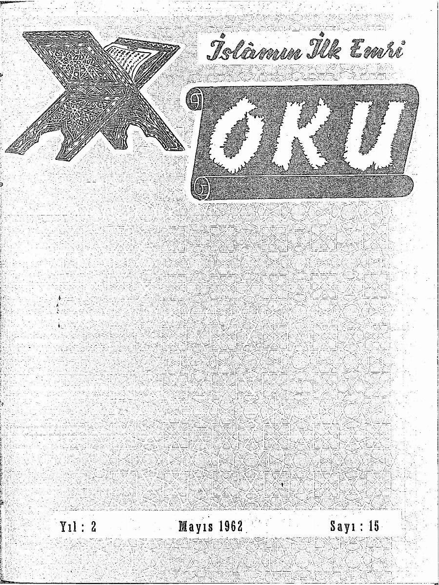 2. Cilt 15. Sayı Kapağı