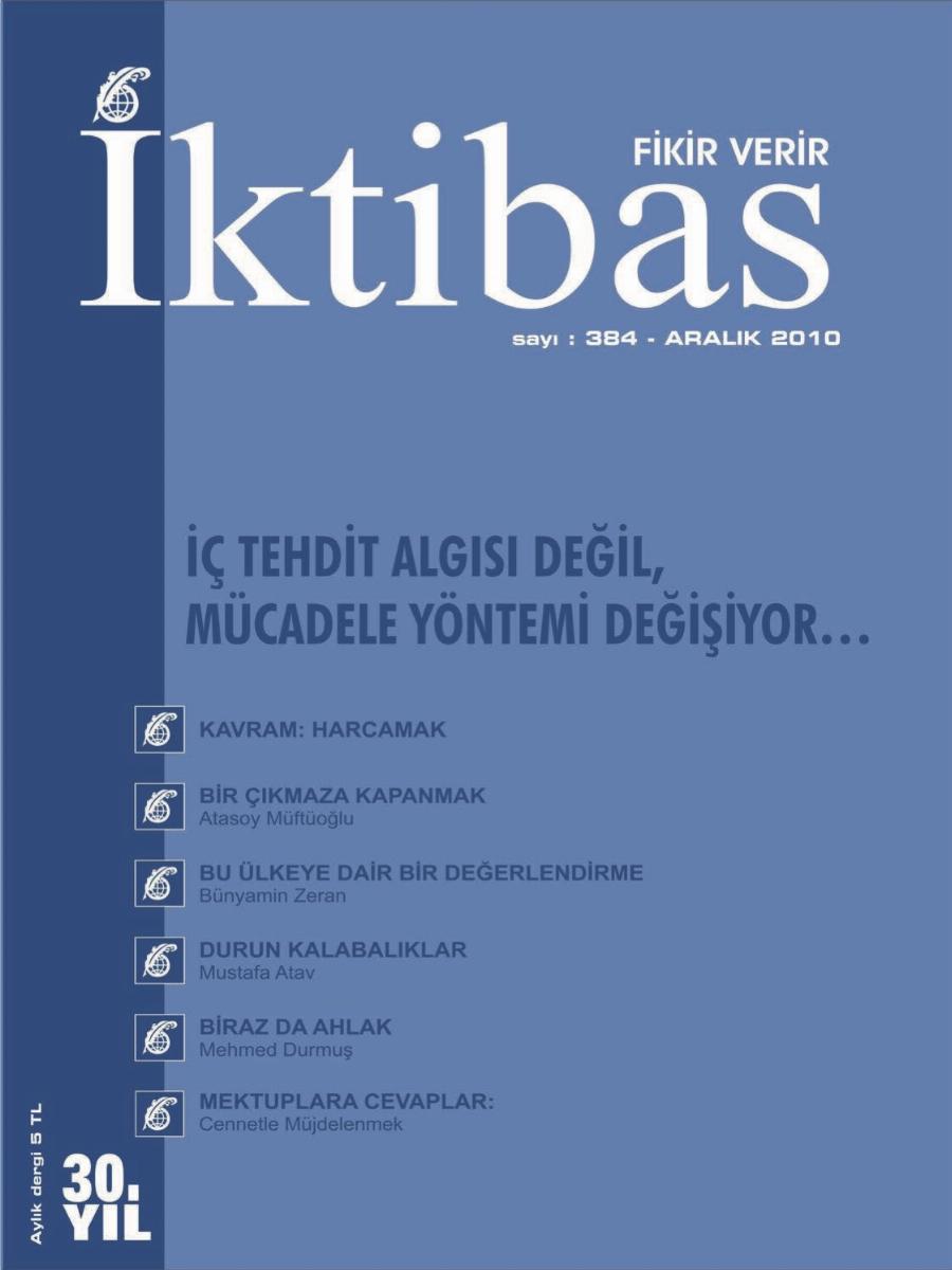 30. Cilt 384. Sayı Kapağı
