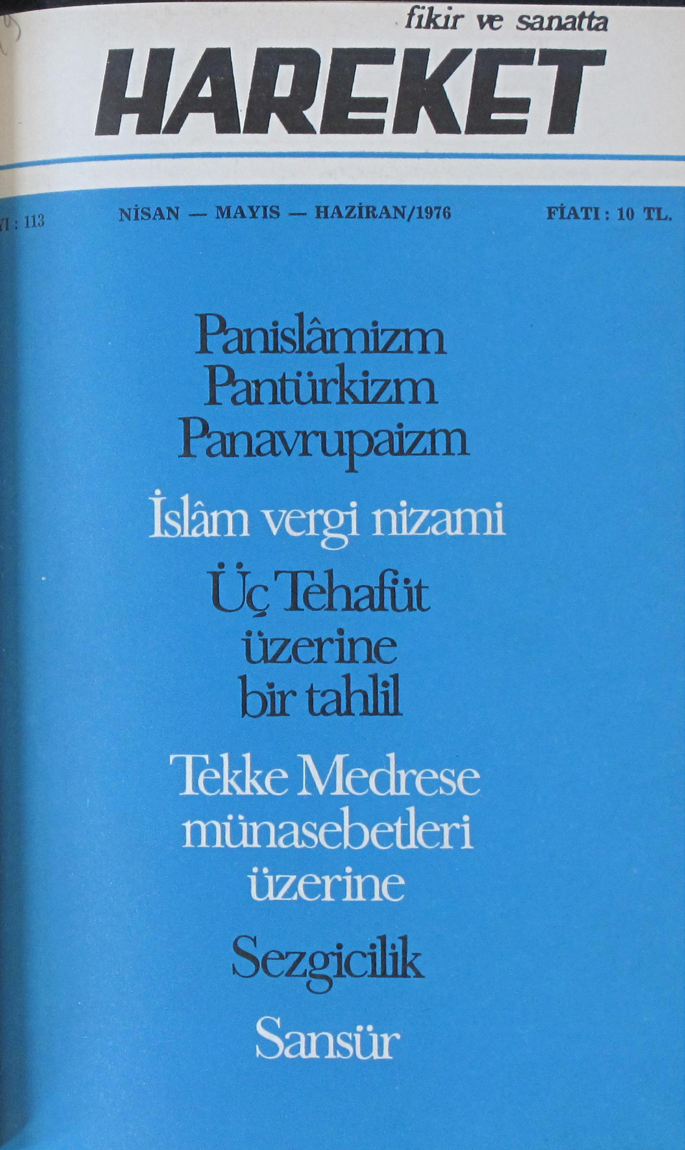 6. Cilt 113. Sayı Kapağı