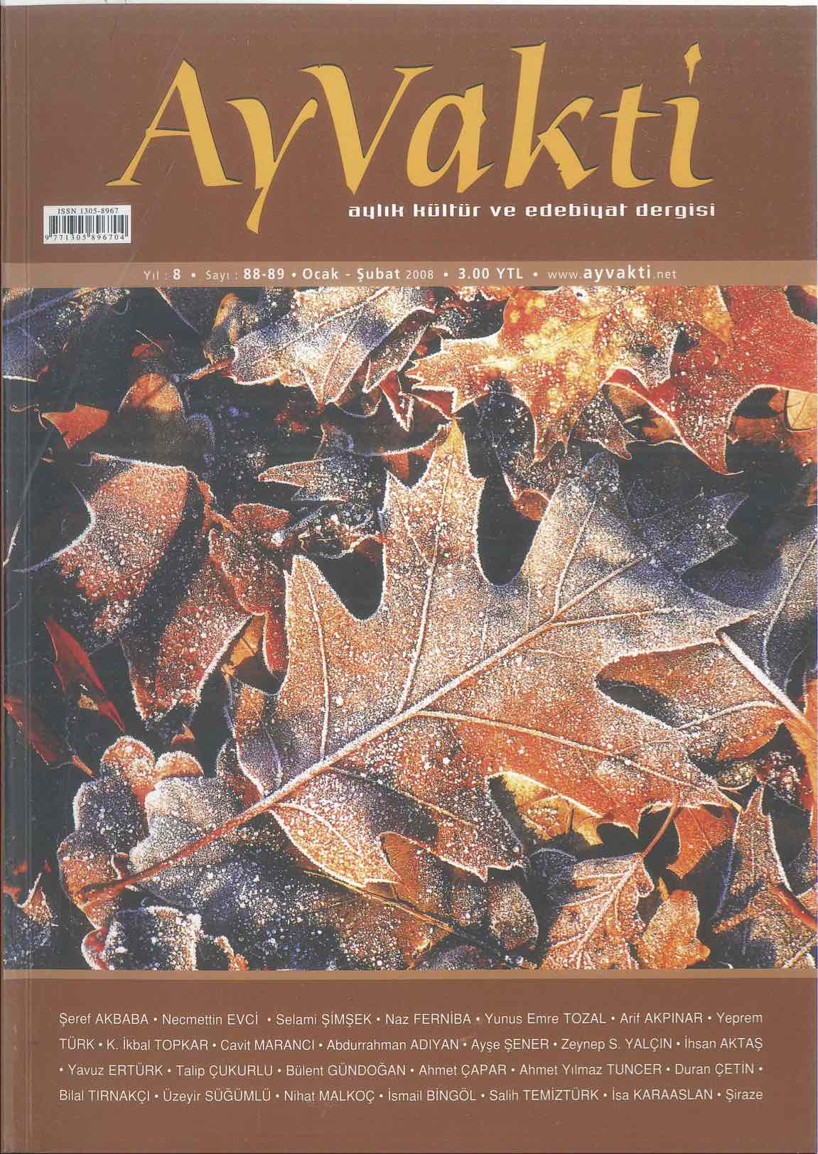 88-89. Sayı Kapağı