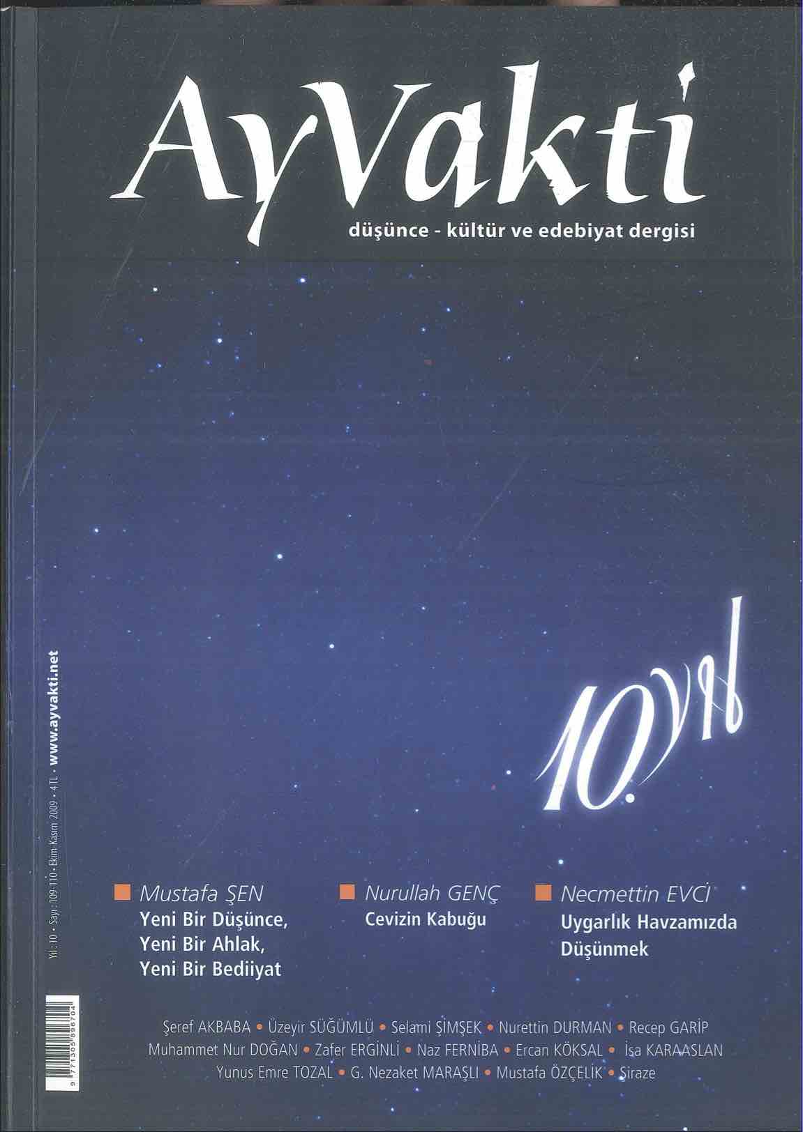 109-110. Sayı Kapağı