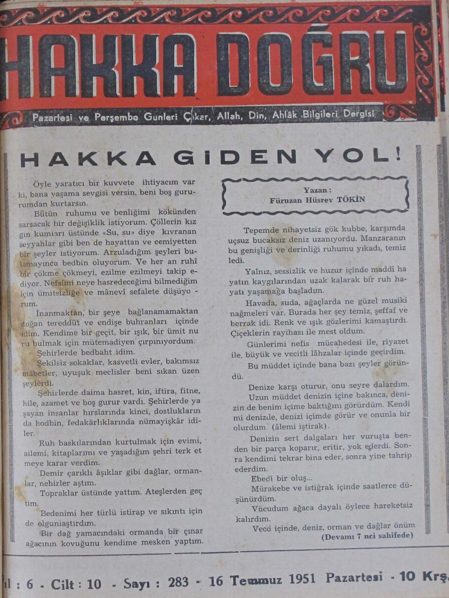 10. Cilt 283. Sayı Kapağı