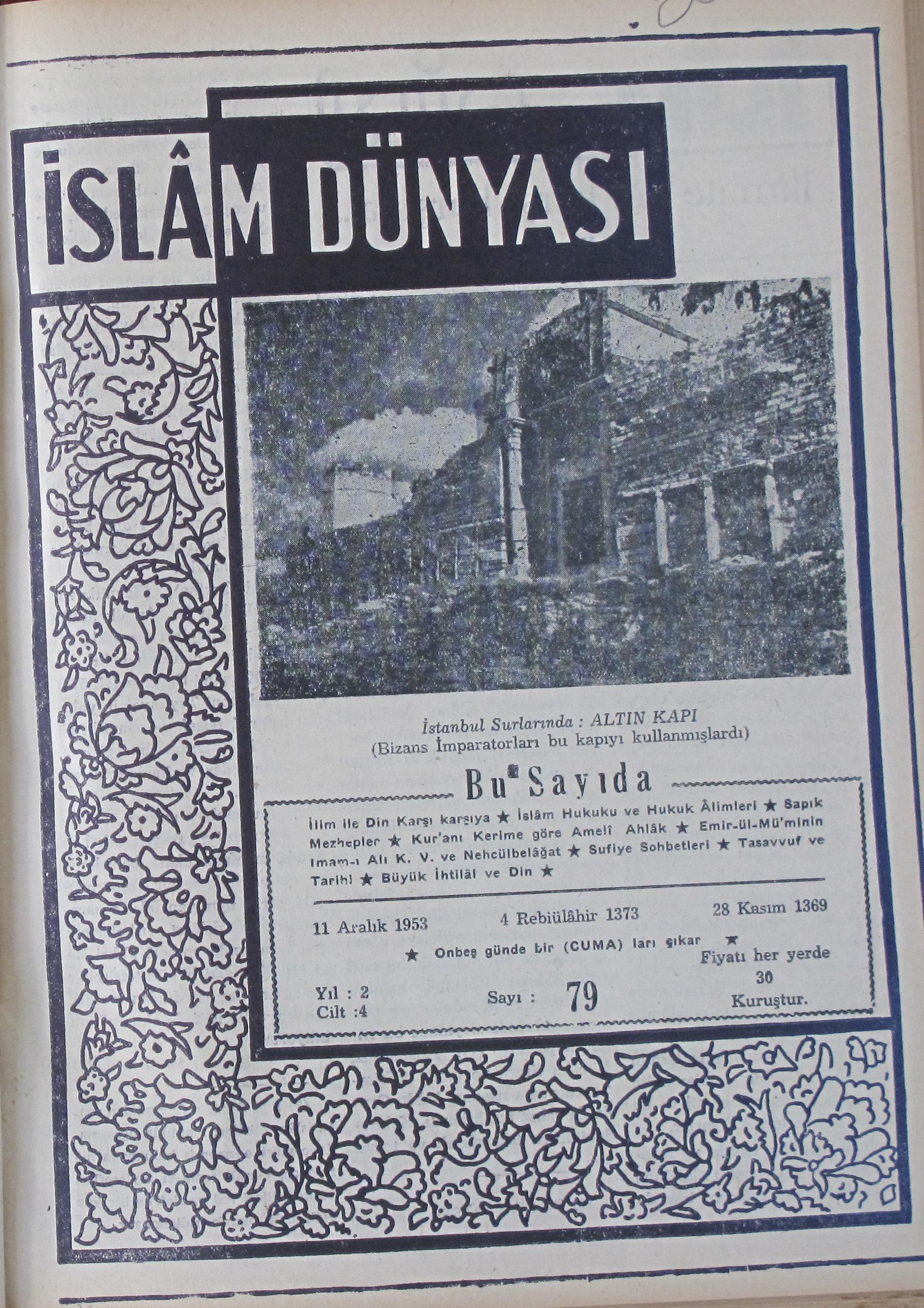 4. Cilt 79. Sayı Kapağı