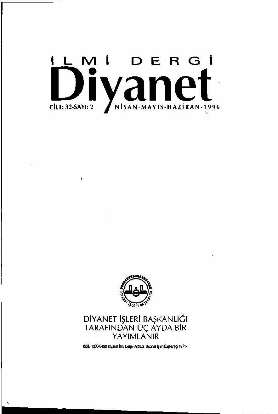 32. Cilt 2. Sayı Kapağı