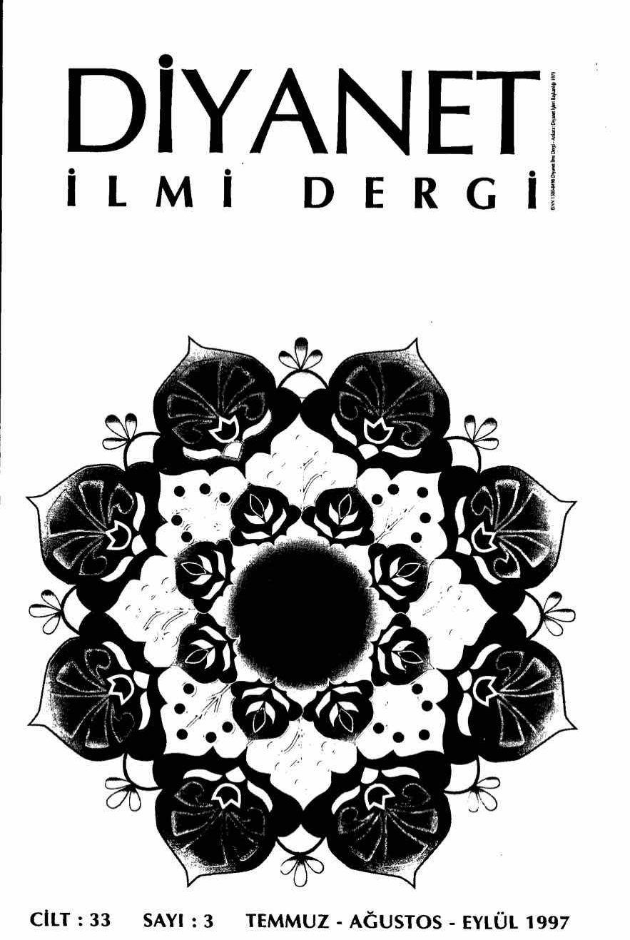 33. Cilt 3. Sayı Kapağı