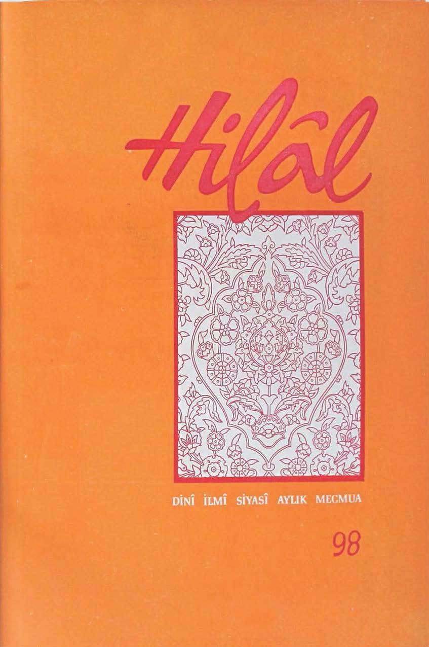 9. Cilt 98. Sayı Kapağı