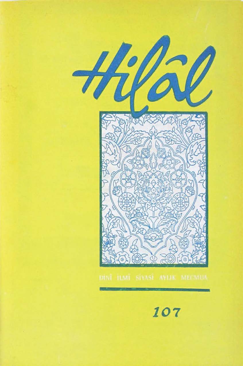 9. Cilt 107. Sayı Kapağı