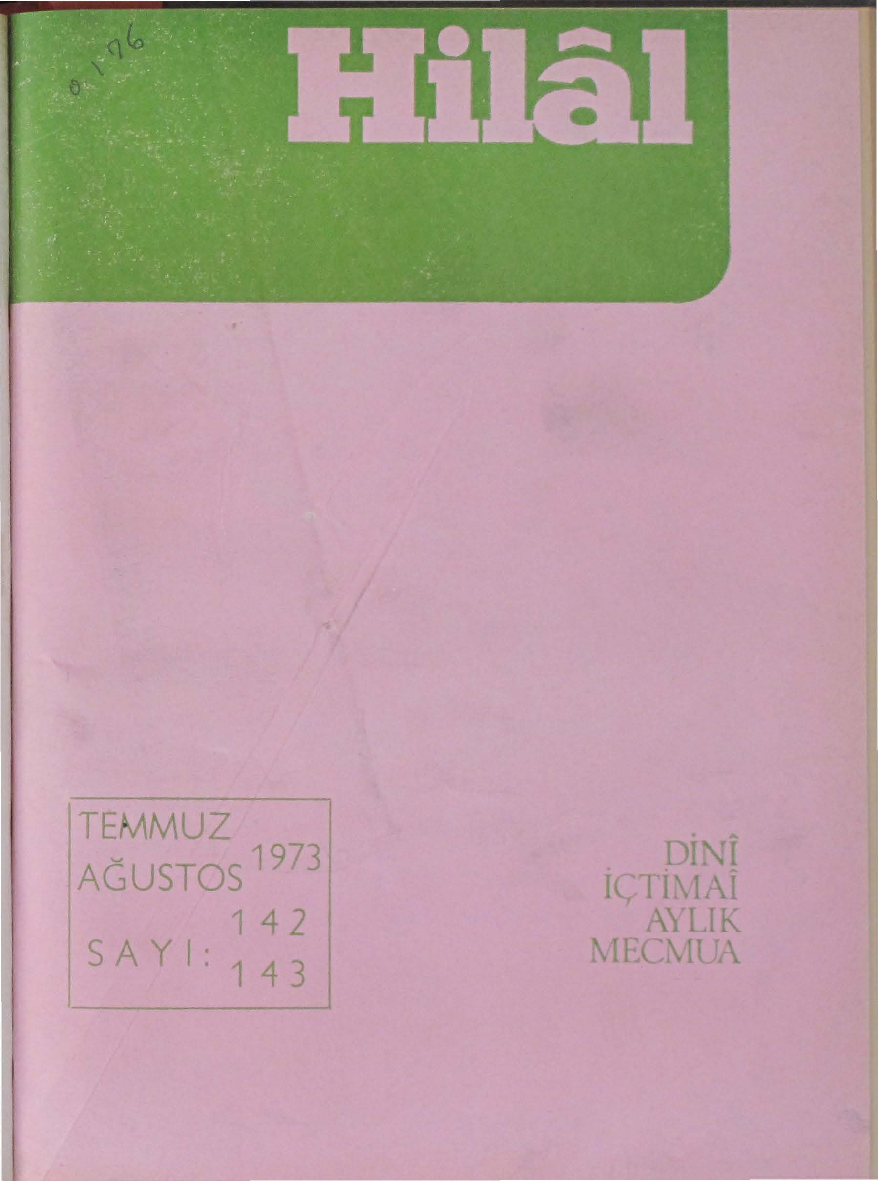 12. Cilt 142-143. Sayı Kapağı