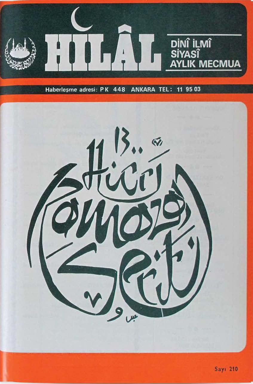 18. Cilt 210. Sayı Kapağı